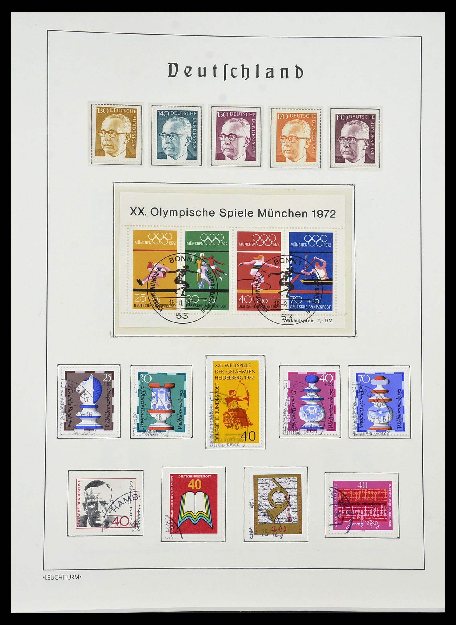 34193 034 - Postzegelverzameling 34193 Bundespost 1949-1977.