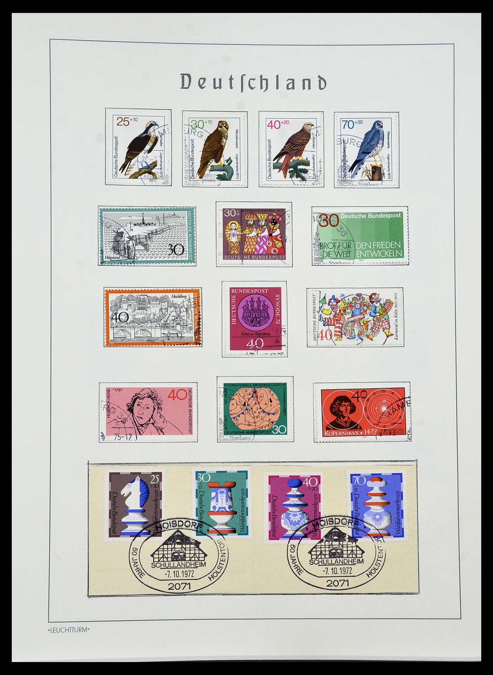 34193 035 - Postzegelverzameling 34193 Bundespost 1949-1977.