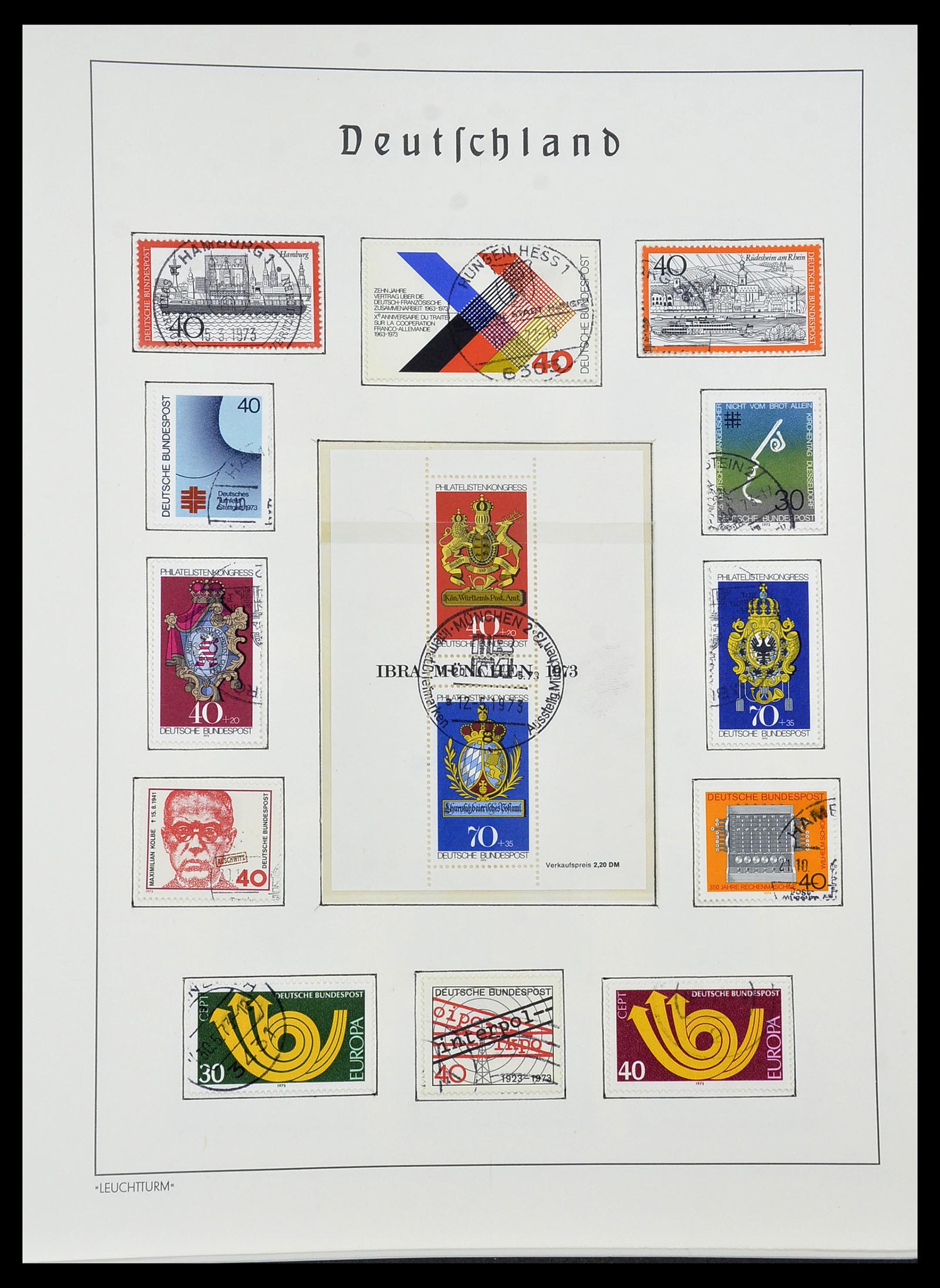 34193 037 - Postzegelverzameling 34193 Bundespost 1949-1977.