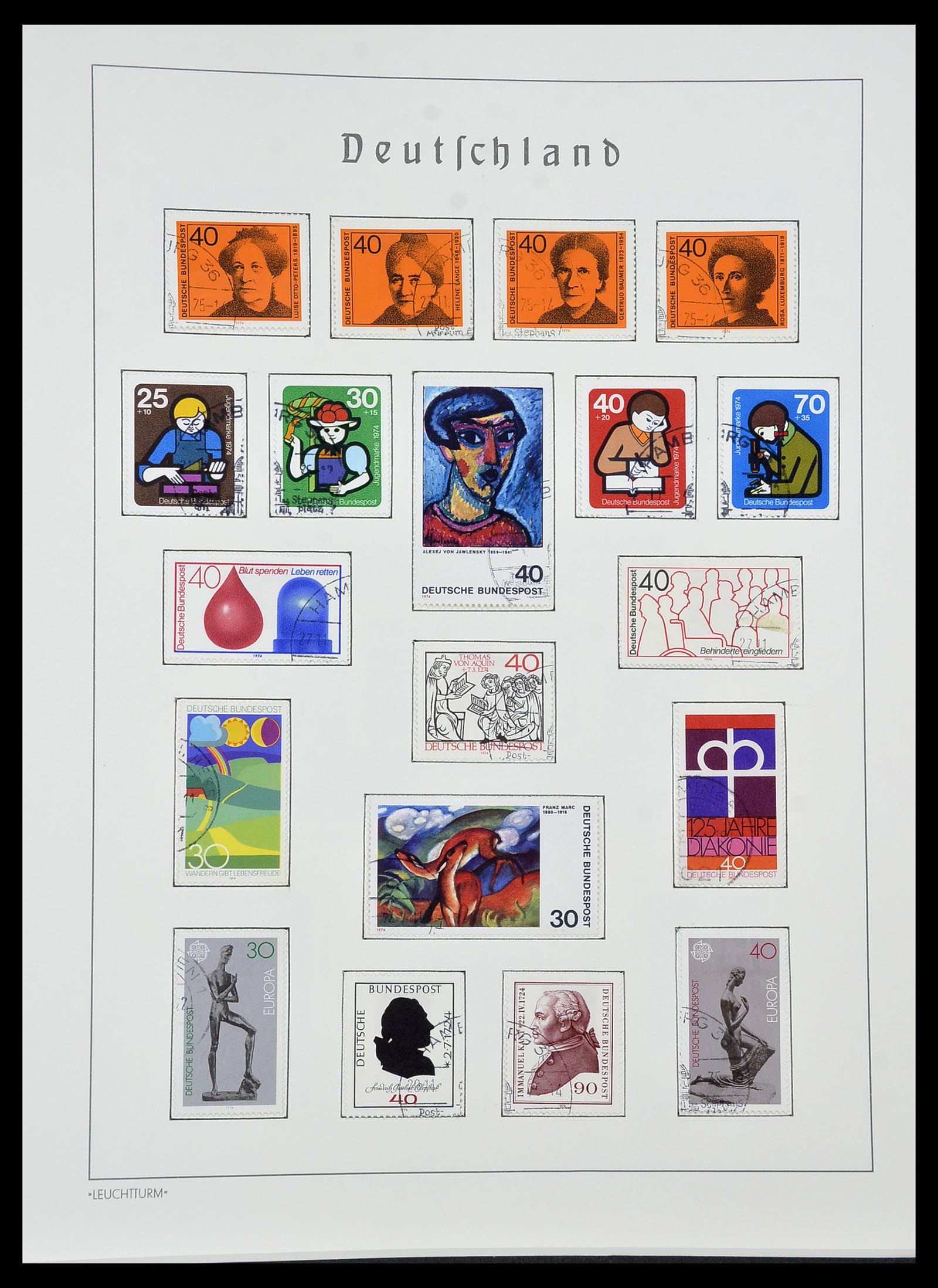 34193 039 - Postzegelverzameling 34193 Bundespost 1949-1977.