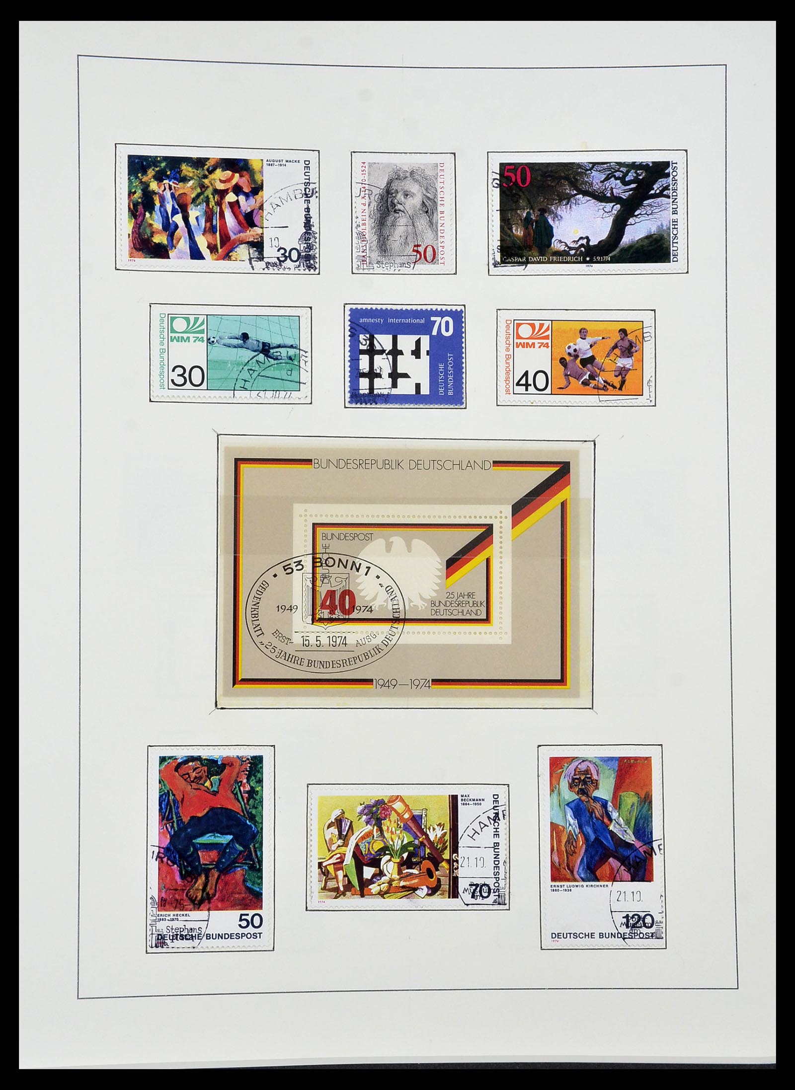 34193 040 - Postzegelverzameling 34193 Bundespost 1949-1977.