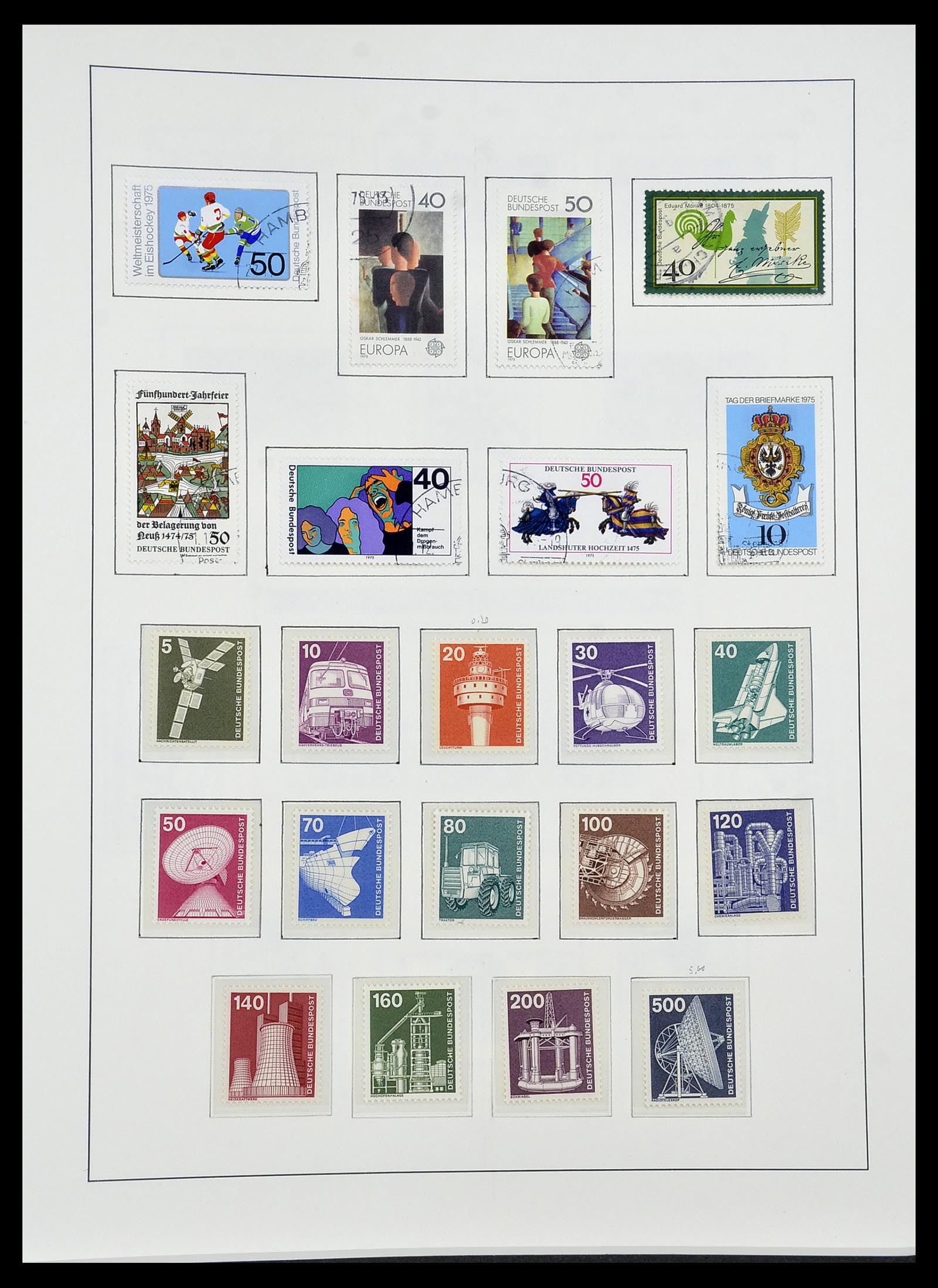 34193 042 - Postzegelverzameling 34193 Bundespost 1949-1977.