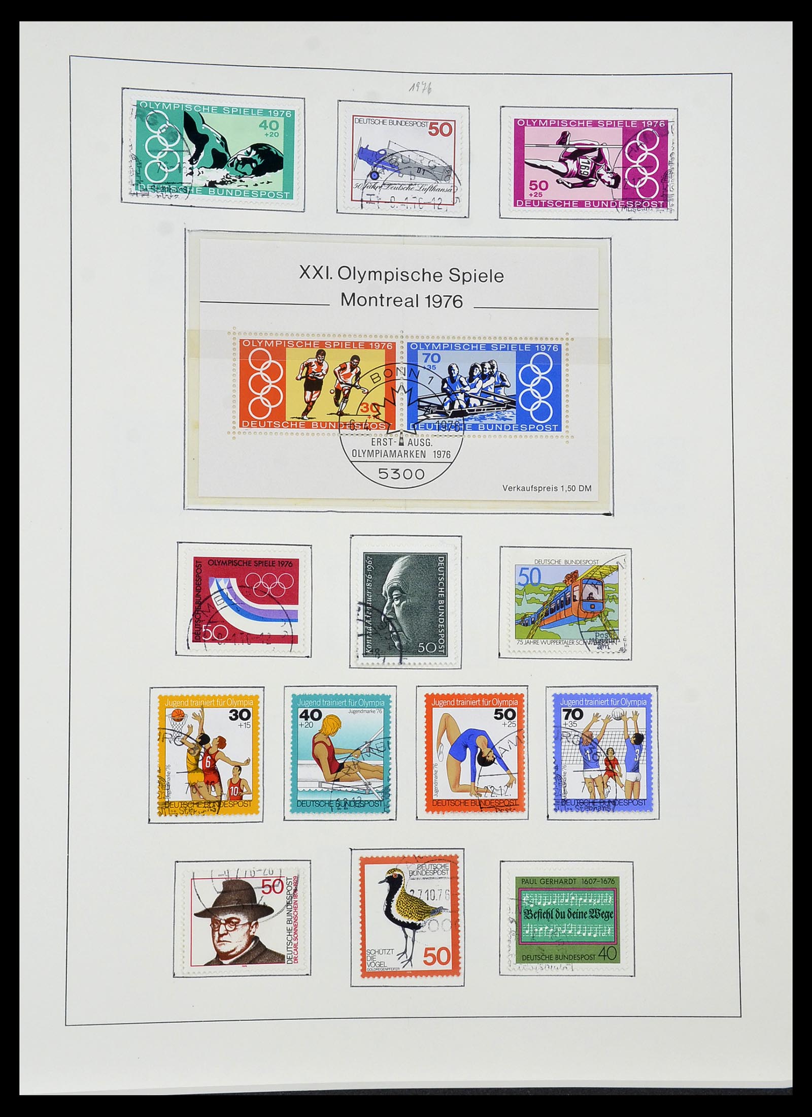 34193 044 - Postzegelverzameling 34193 Bundespost 1949-1977.