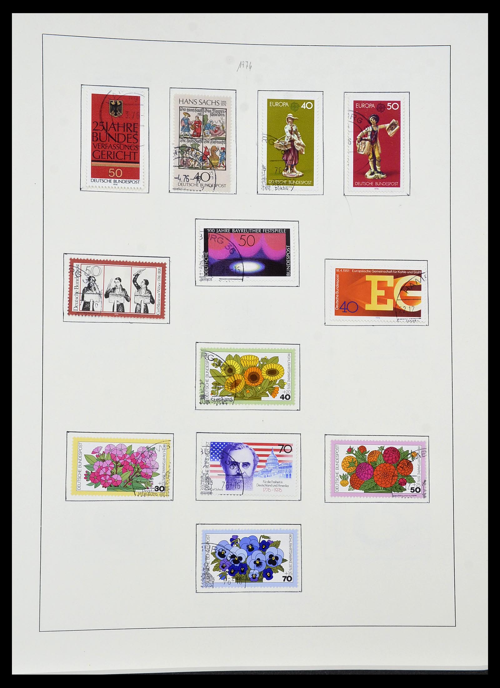 34193 045 - Postzegelverzameling 34193 Bundespost 1949-1977.
