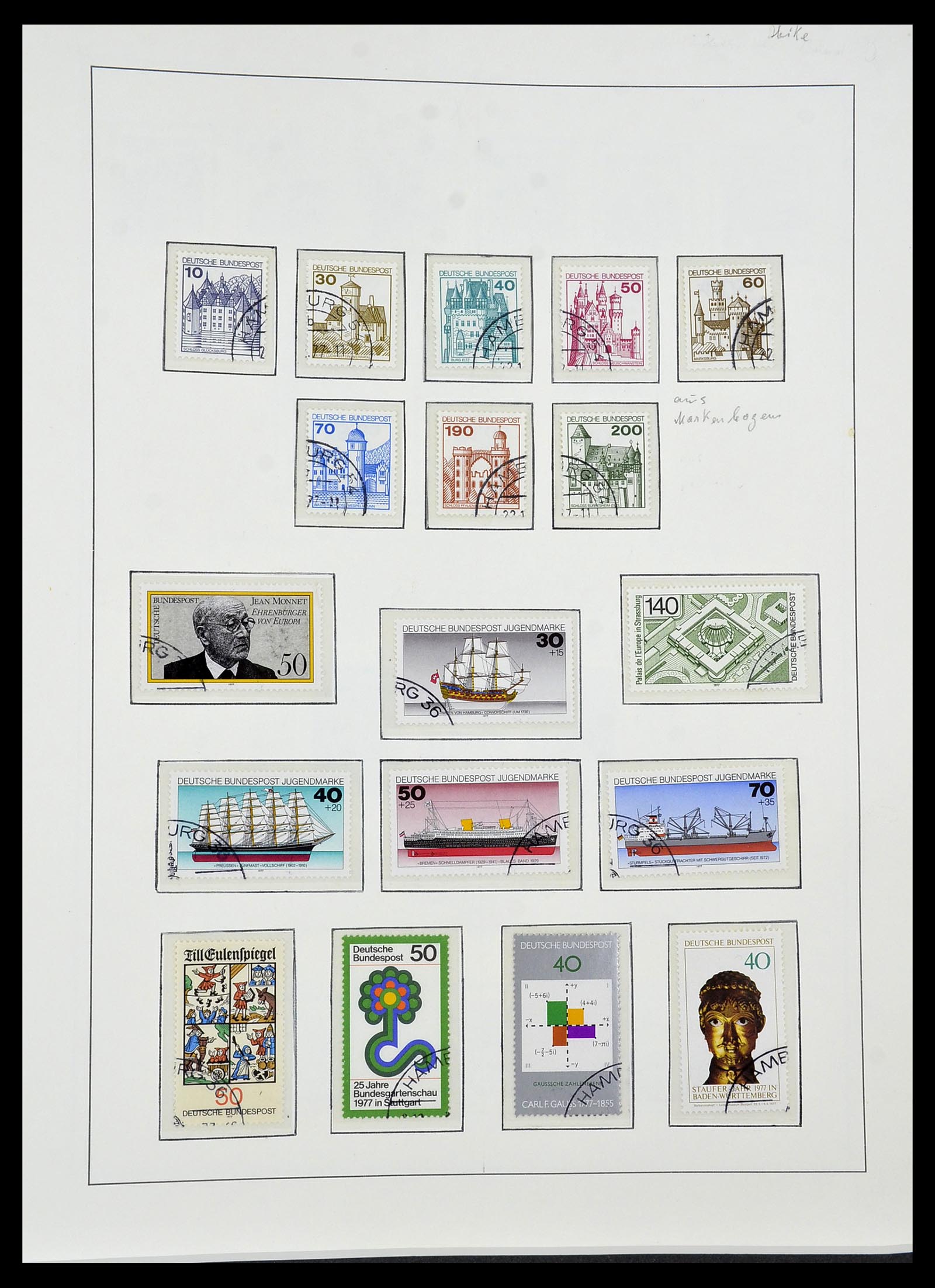 34193 047 - Postzegelverzameling 34193 Bundespost 1949-1977.