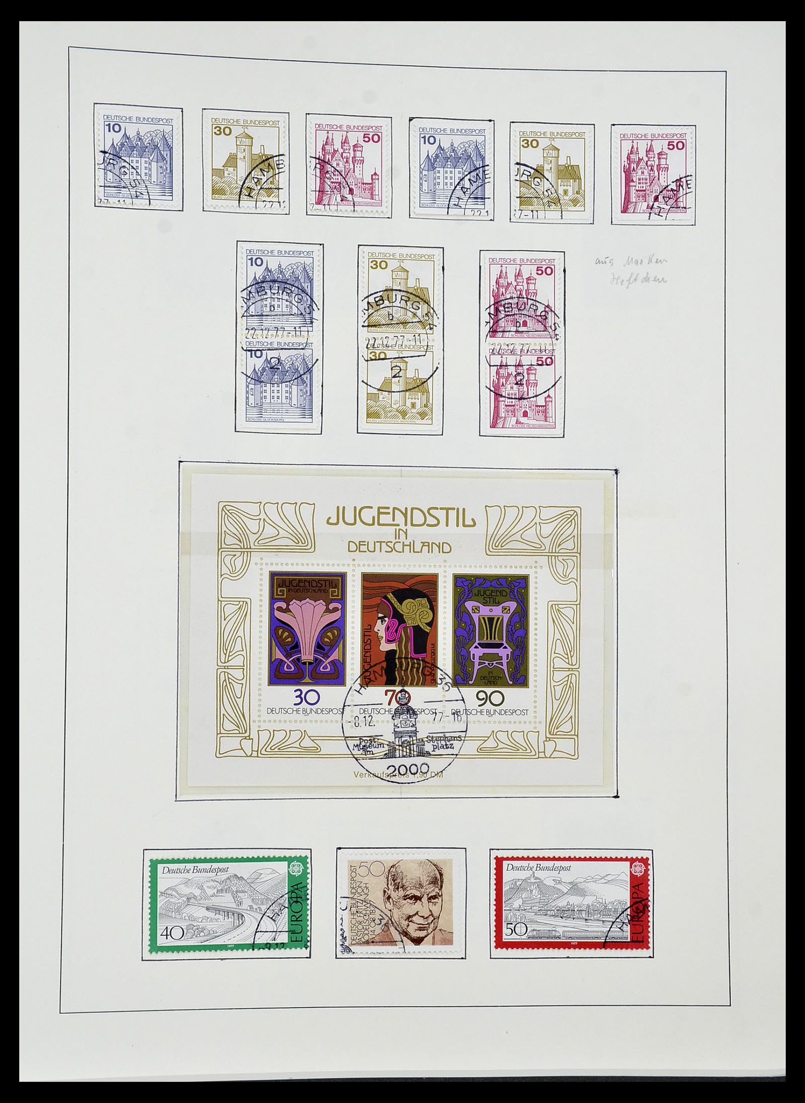 34193 048 - Postzegelverzameling 34193 Bundespost 1949-1977.