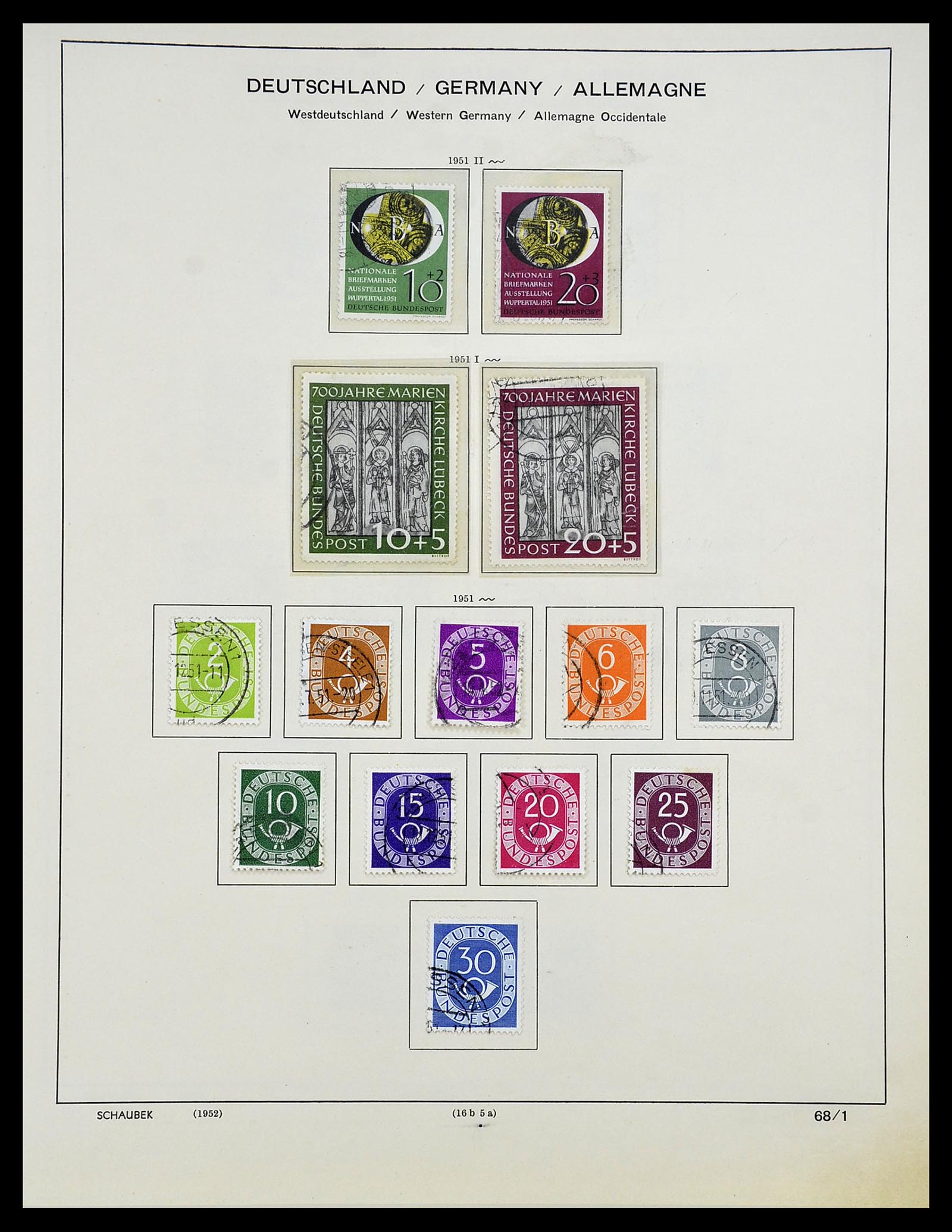 34194 002 - Postzegelverzameling 34194 Bundespost 1949-1982.
