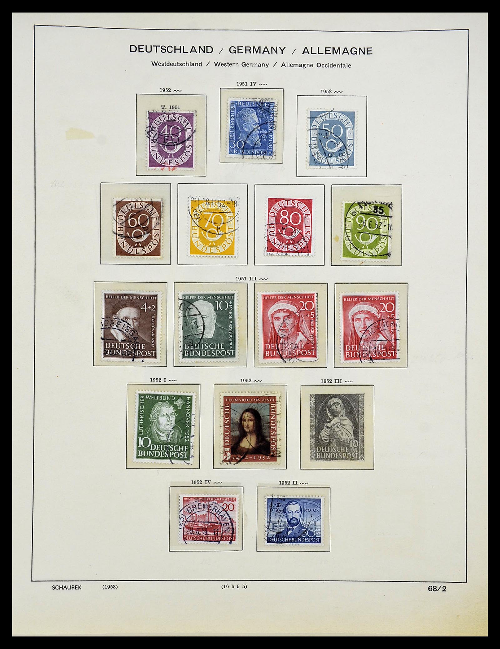 34194 003 - Postzegelverzameling 34194 Bundespost 1949-1982.