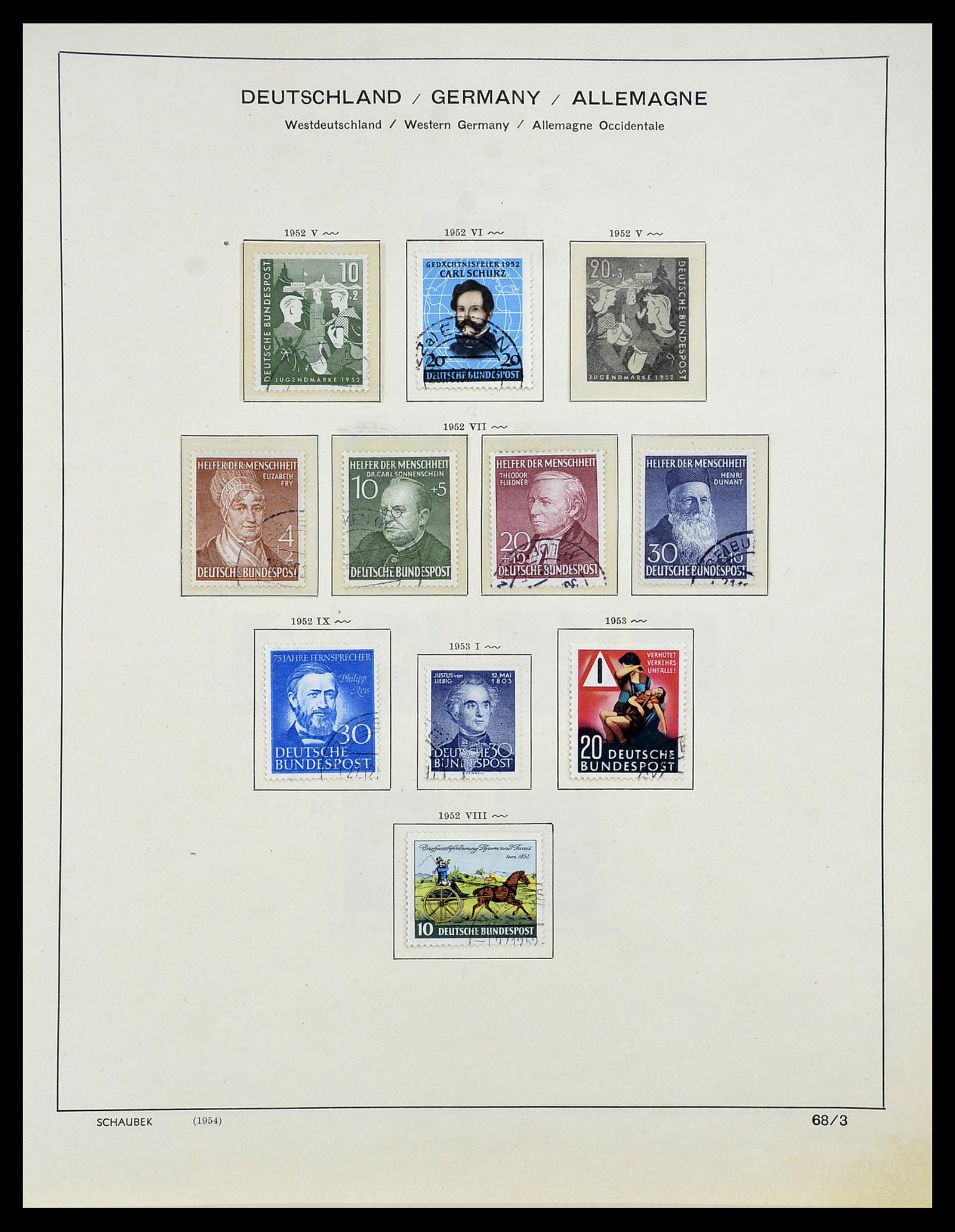 34194 004 - Postzegelverzameling 34194 Bundespost 1949-1982.