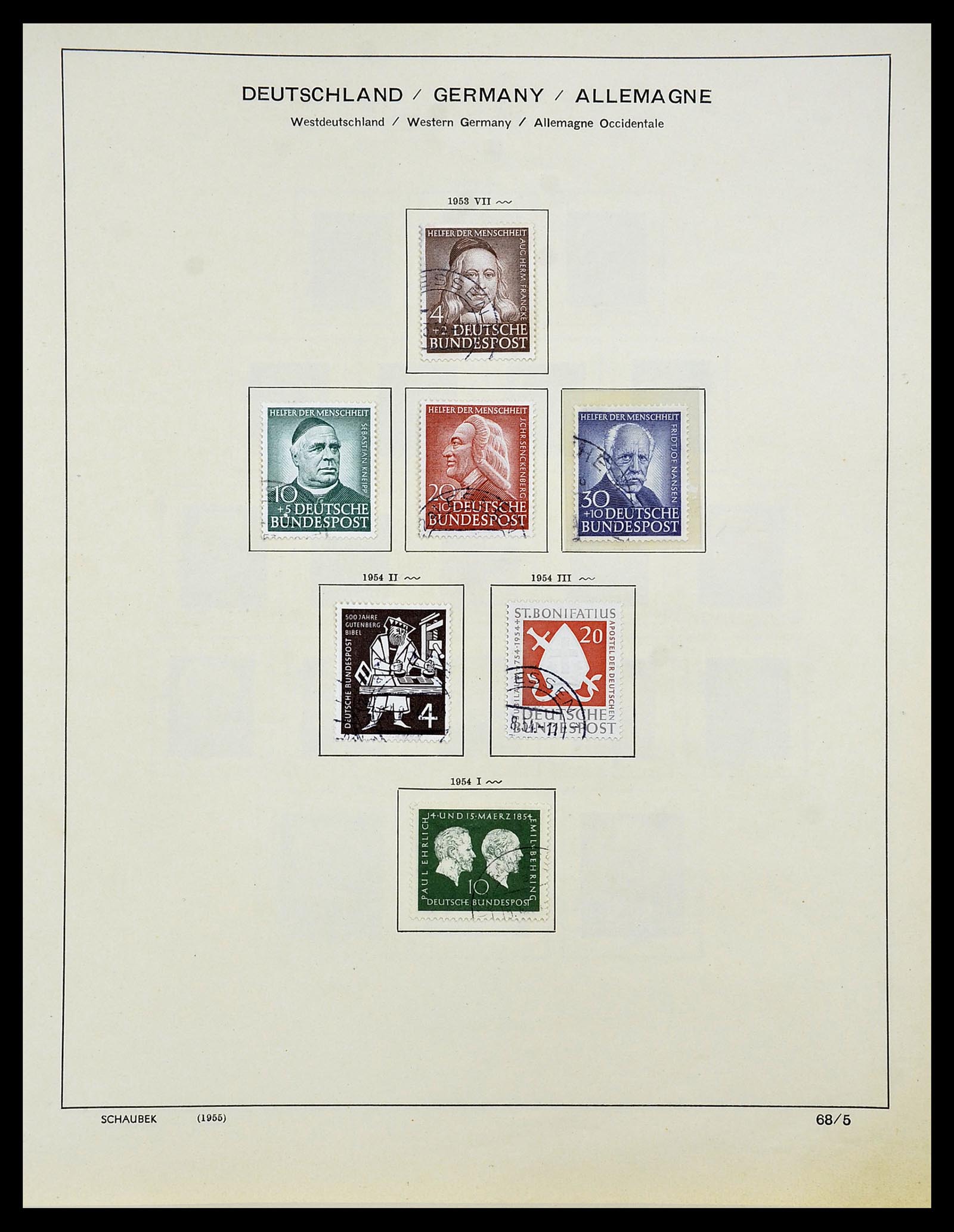 34194 006 - Postzegelverzameling 34194 Bundespost 1949-1982.