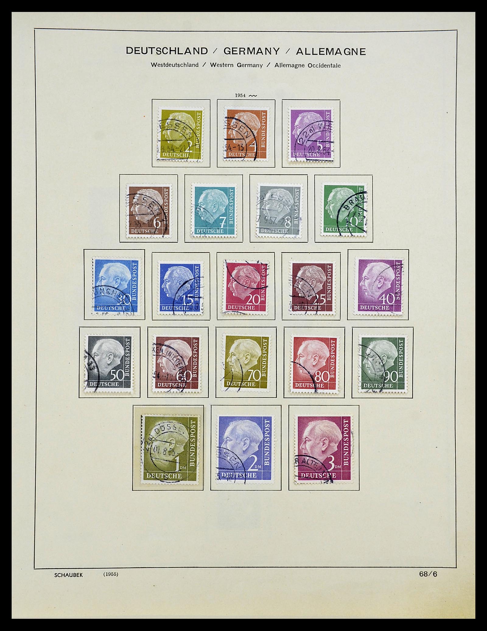 34194 007 - Stamp collection 34194 Bundespost 1949-1982.