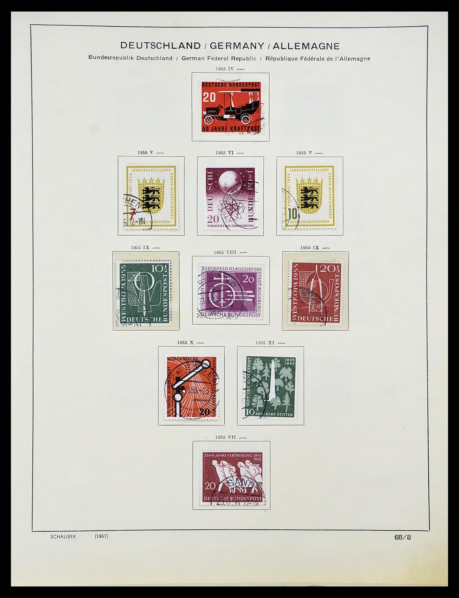34194 009 - Postzegelverzameling 34194 Bundespost 1949-1982.