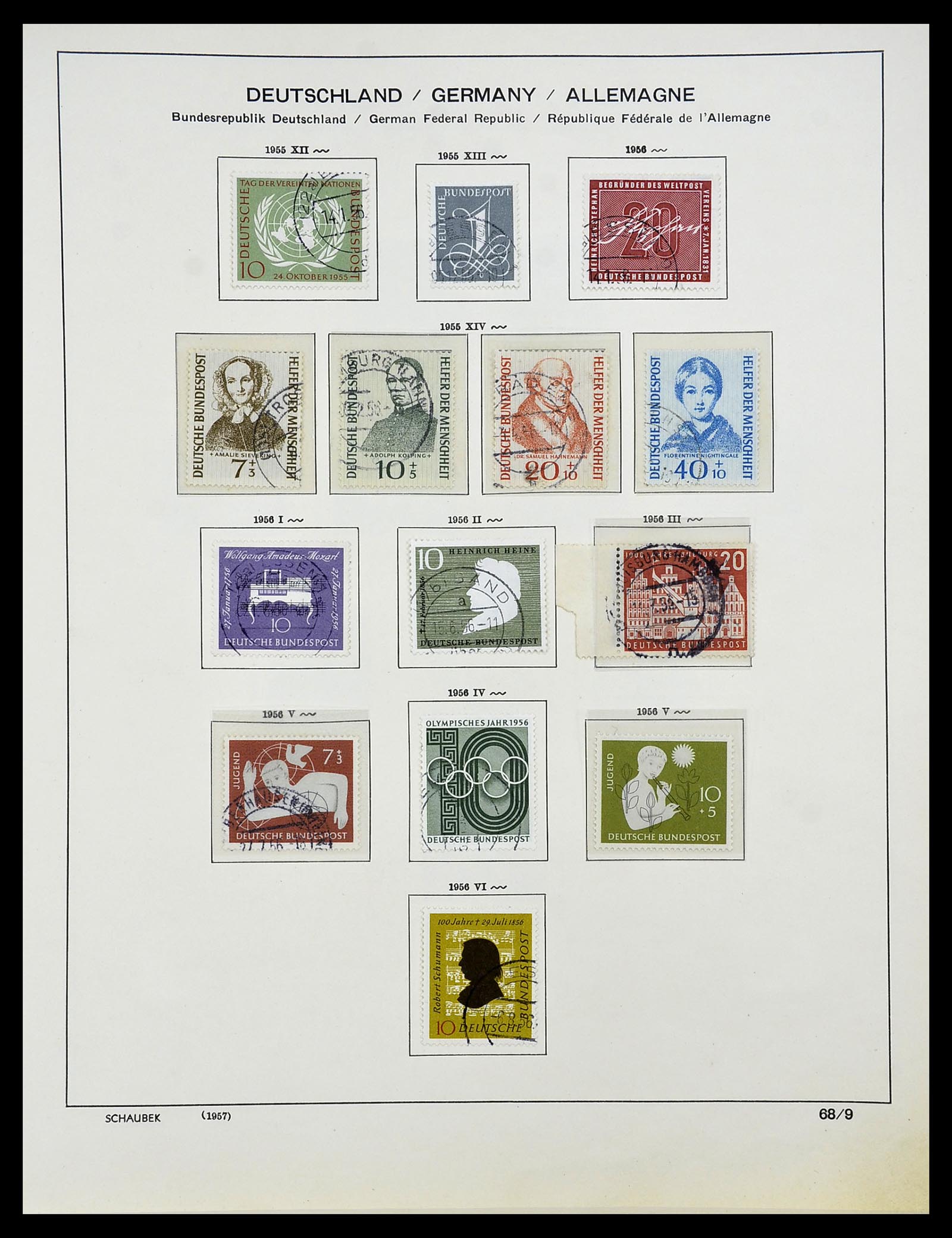 34194 010 - Stamp collection 34194 Bundespost 1949-1982.