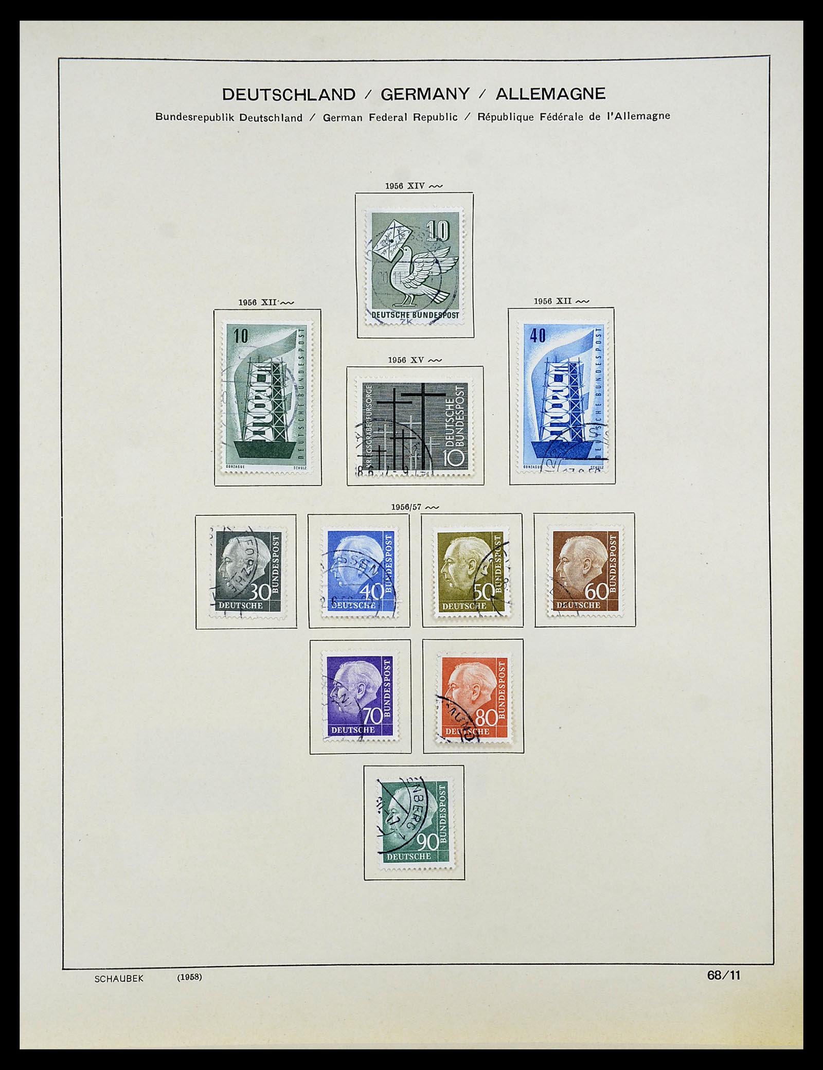 34194 012 - Postzegelverzameling 34194 Bundespost 1949-1982.