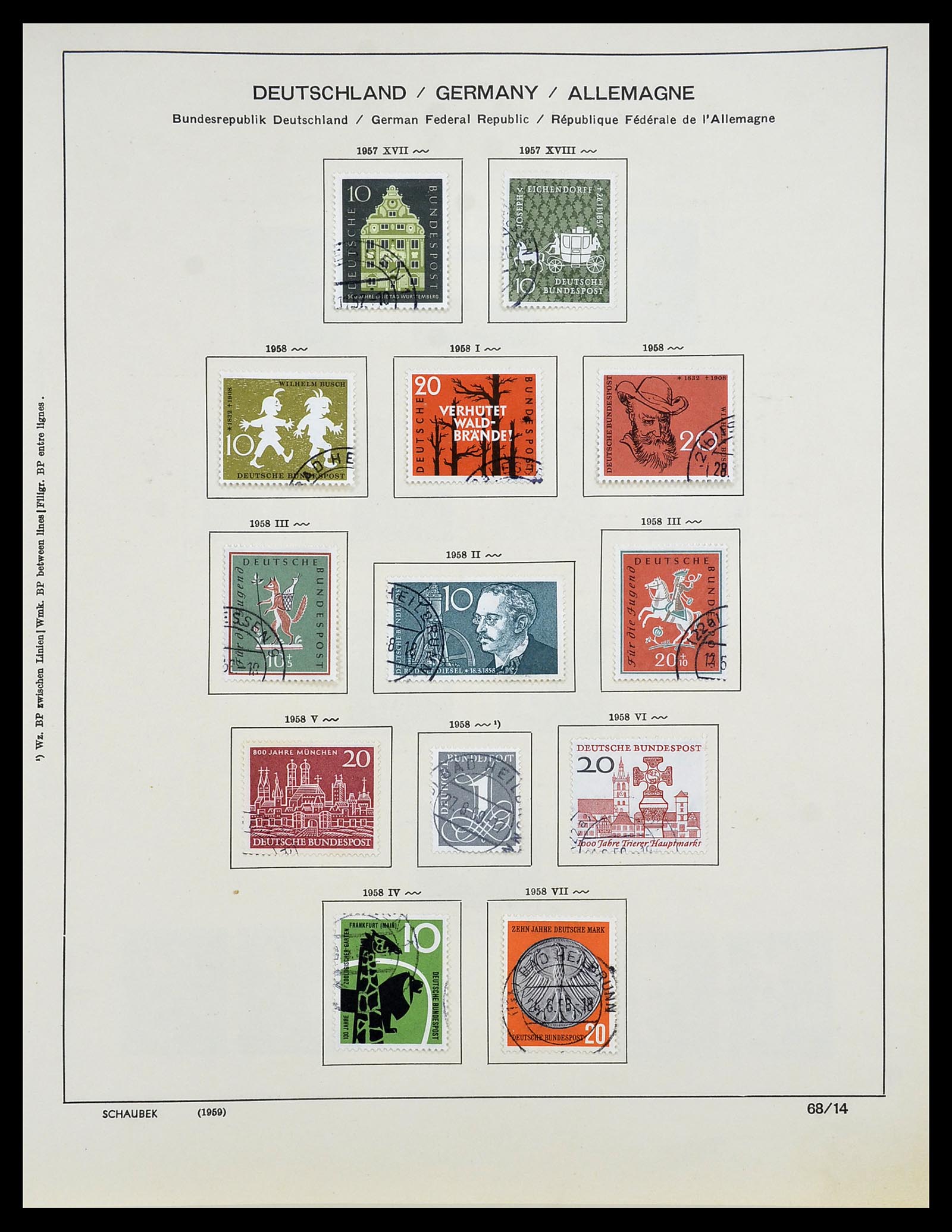 34194 015 - Postzegelverzameling 34194 Bundespost 1949-1982.