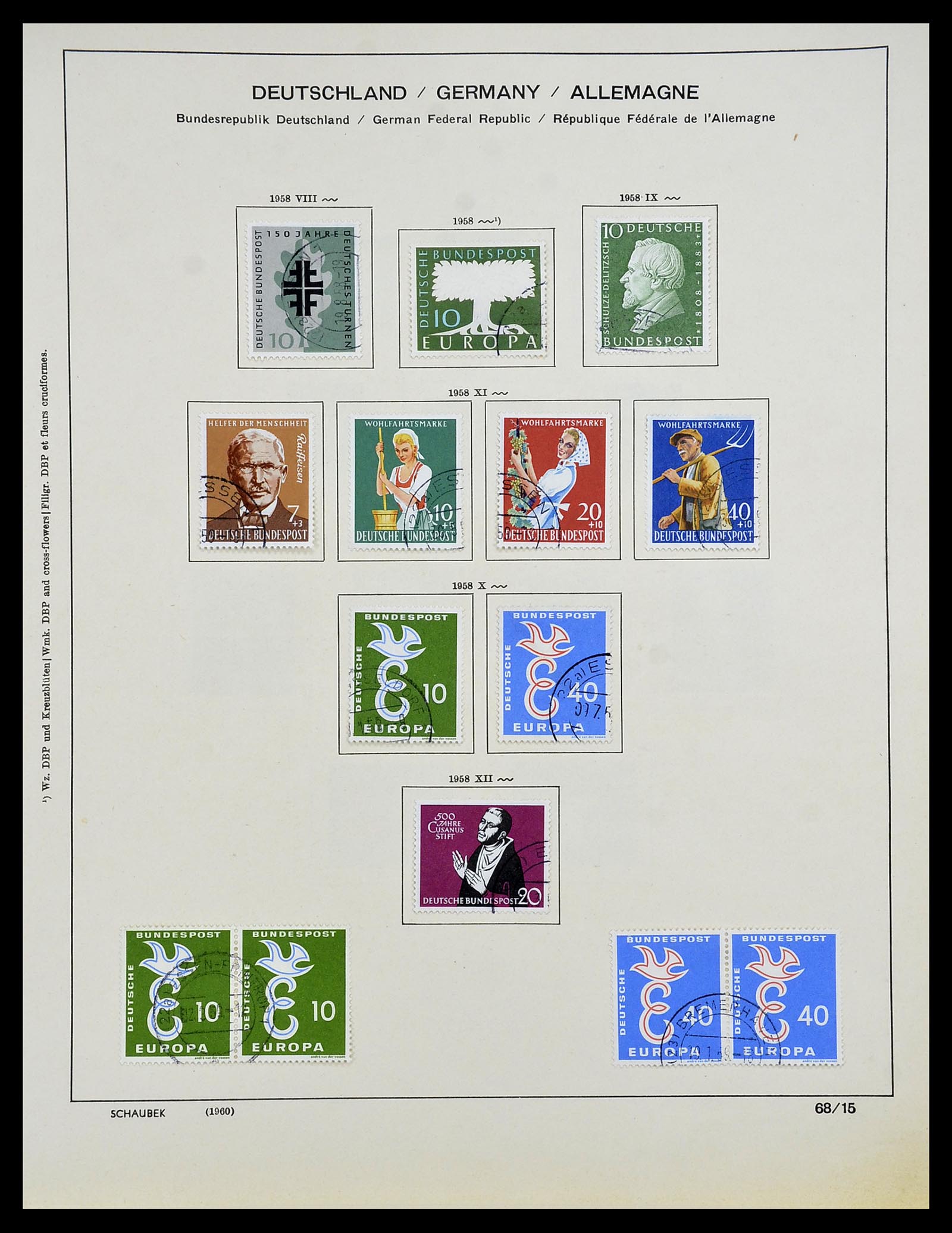 34194 016 - Postzegelverzameling 34194 Bundespost 1949-1982.