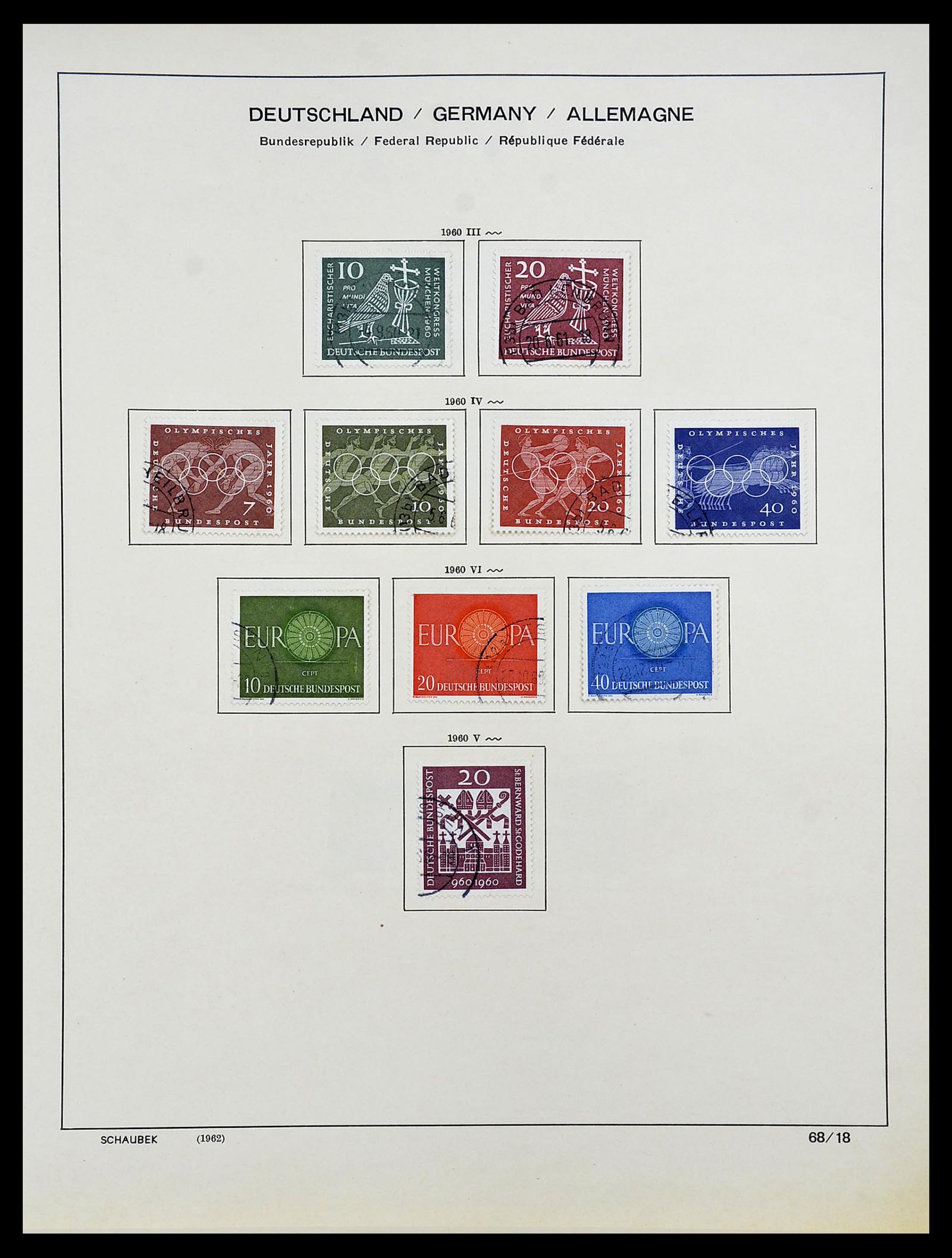 34194 022 - Postzegelverzameling 34194 Bundespost 1949-1982.