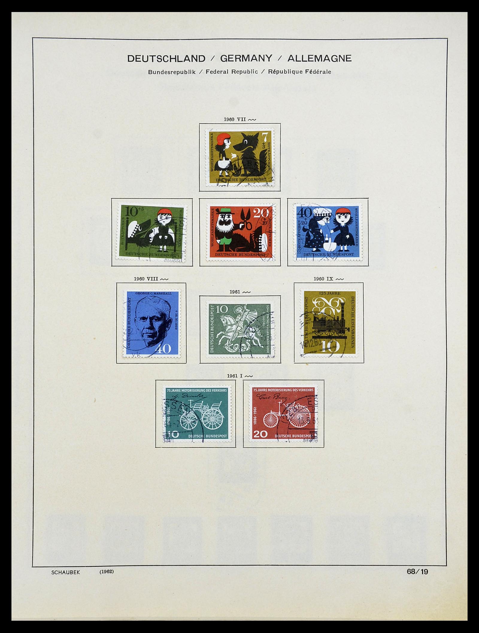 34194 023 - Postzegelverzameling 34194 Bundespost 1949-1982.