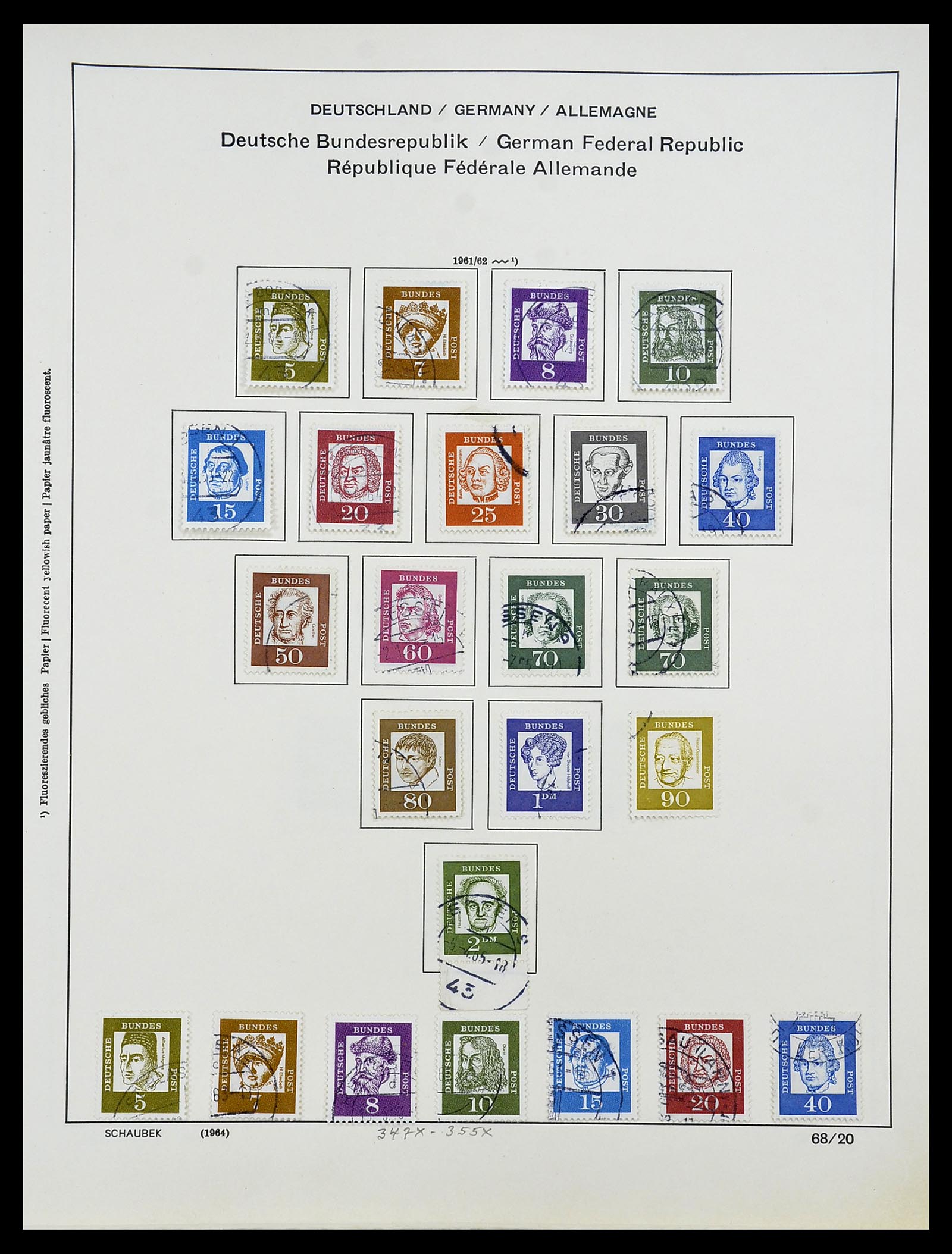 34194 024 - Postzegelverzameling 34194 Bundespost 1949-1982.