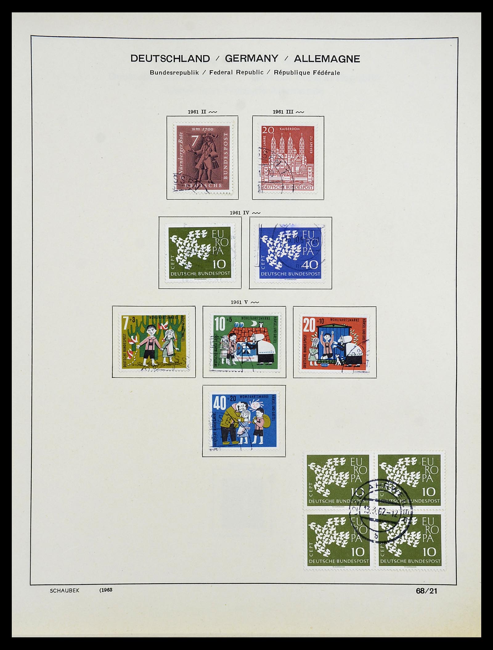 34194 026 - Postzegelverzameling 34194 Bundespost 1949-1982.