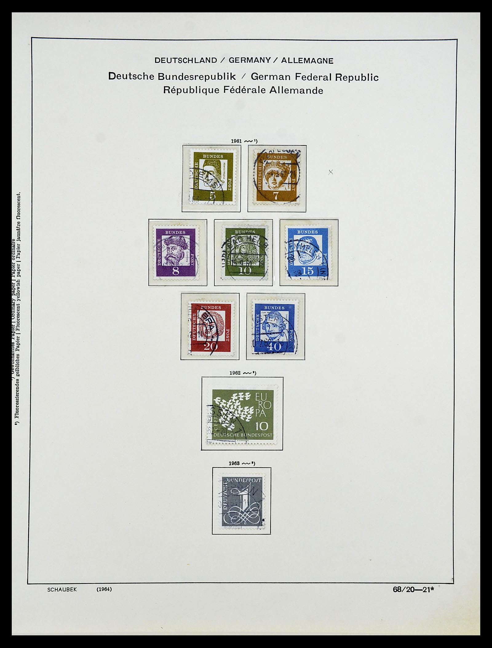 34194 027 - Stamp collection 34194 Bundespost 1949-1982.