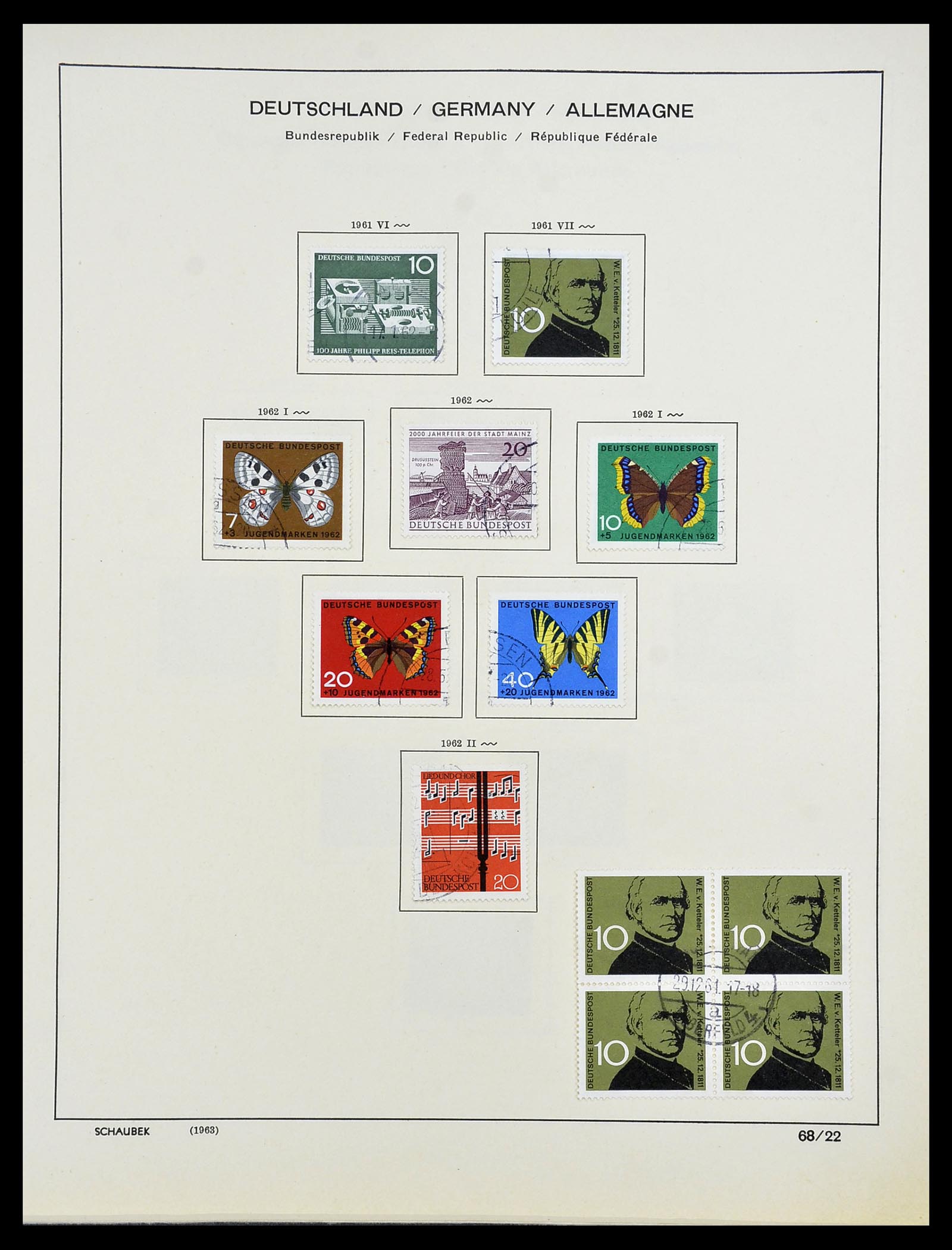 34194 029 - Postzegelverzameling 34194 Bundespost 1949-1982.