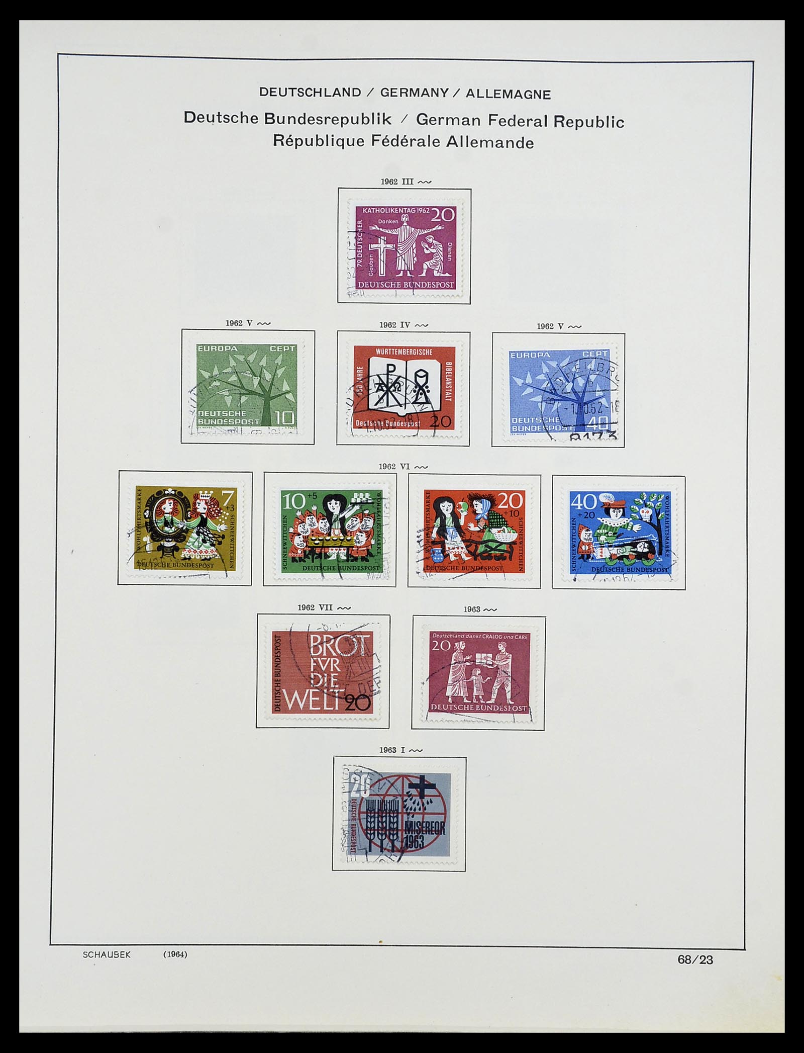 34194 030 - Stamp collection 34194 Bundespost 1949-1982.