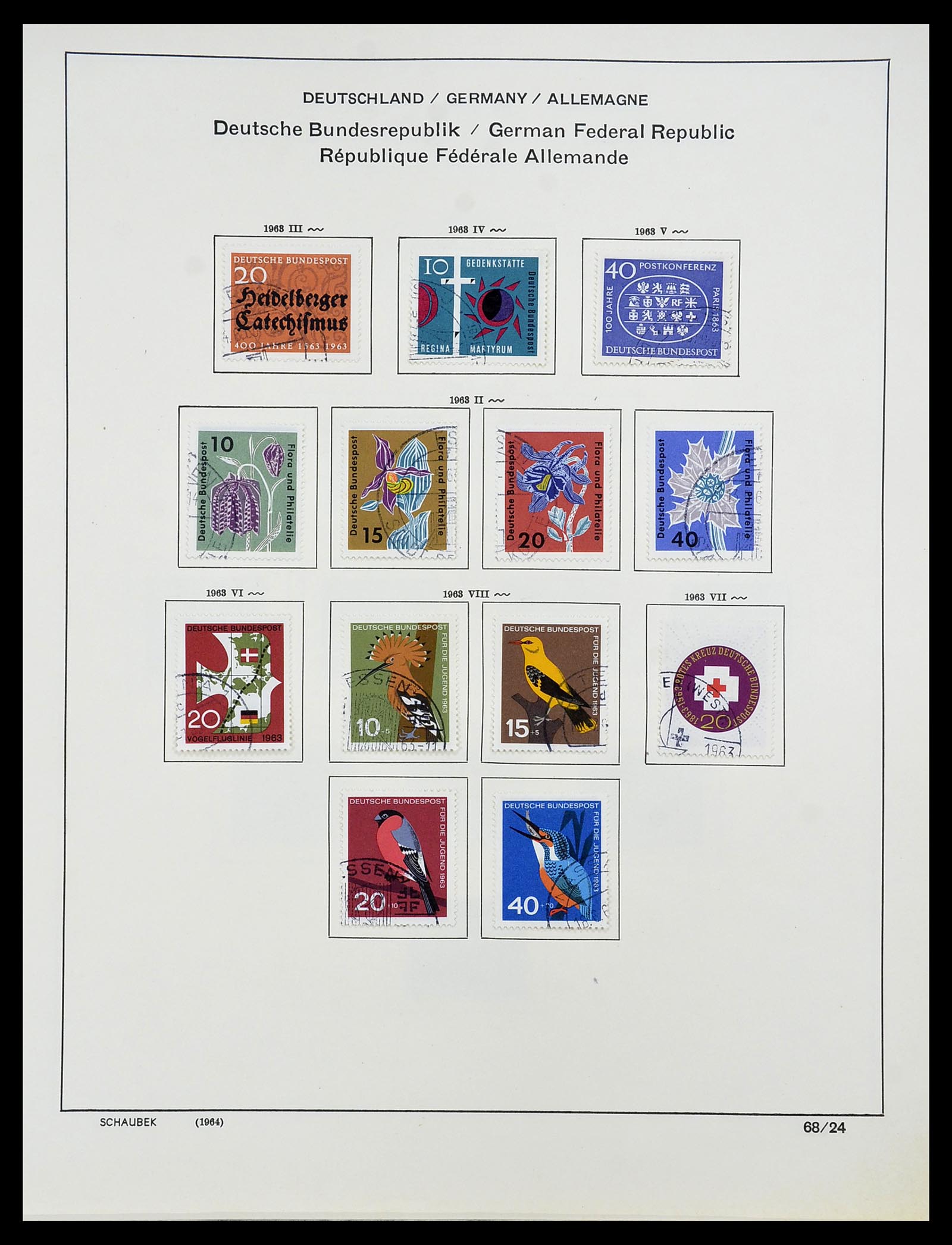 34194 031 - Postzegelverzameling 34194 Bundespost 1949-1982.