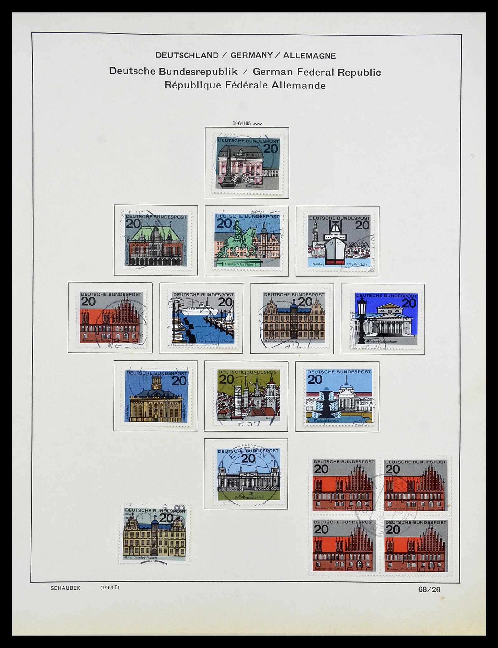 34194 033 - Postzegelverzameling 34194 Bundespost 1949-1982.