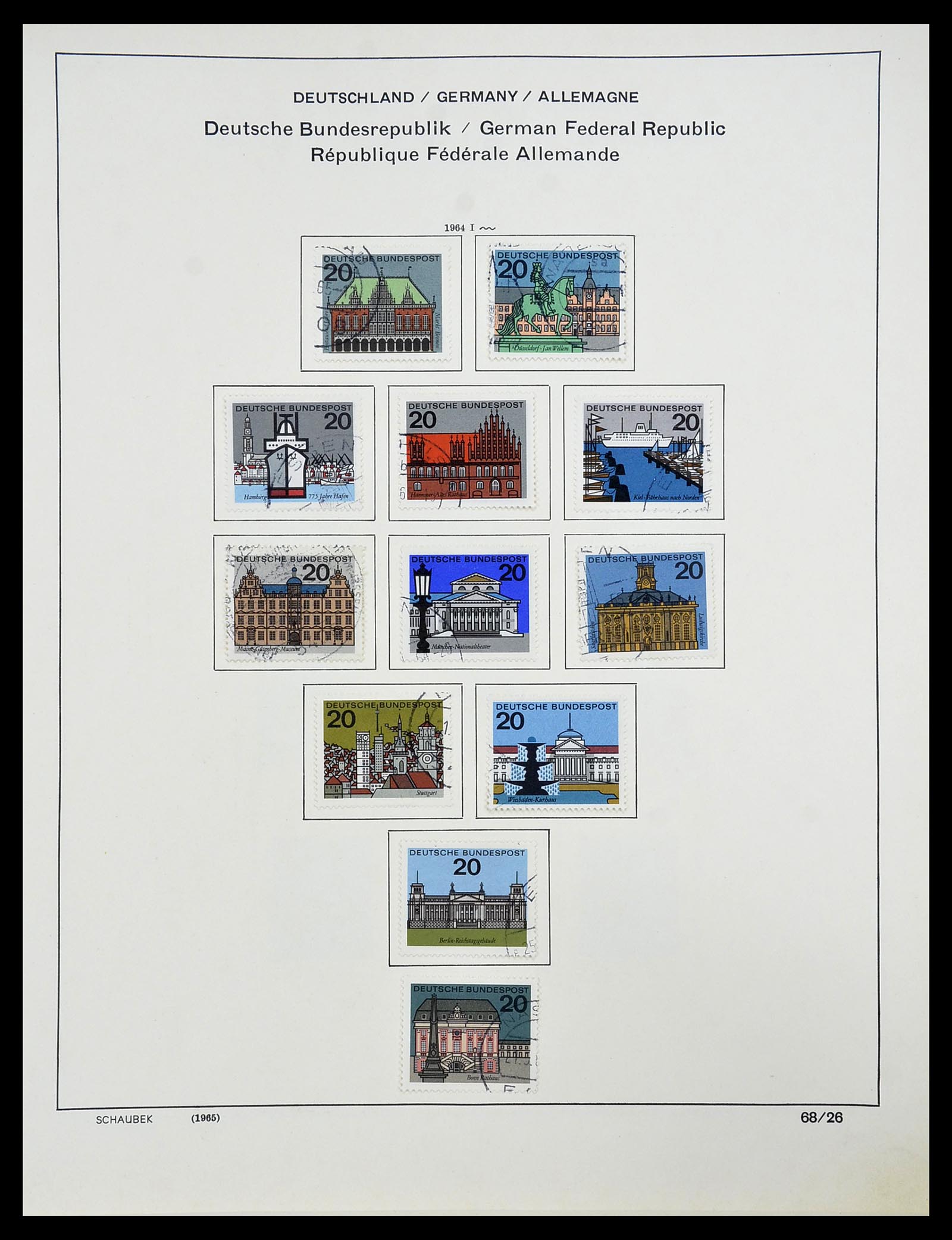 34194 034 - Stamp collection 34194 Bundespost 1949-1982.
