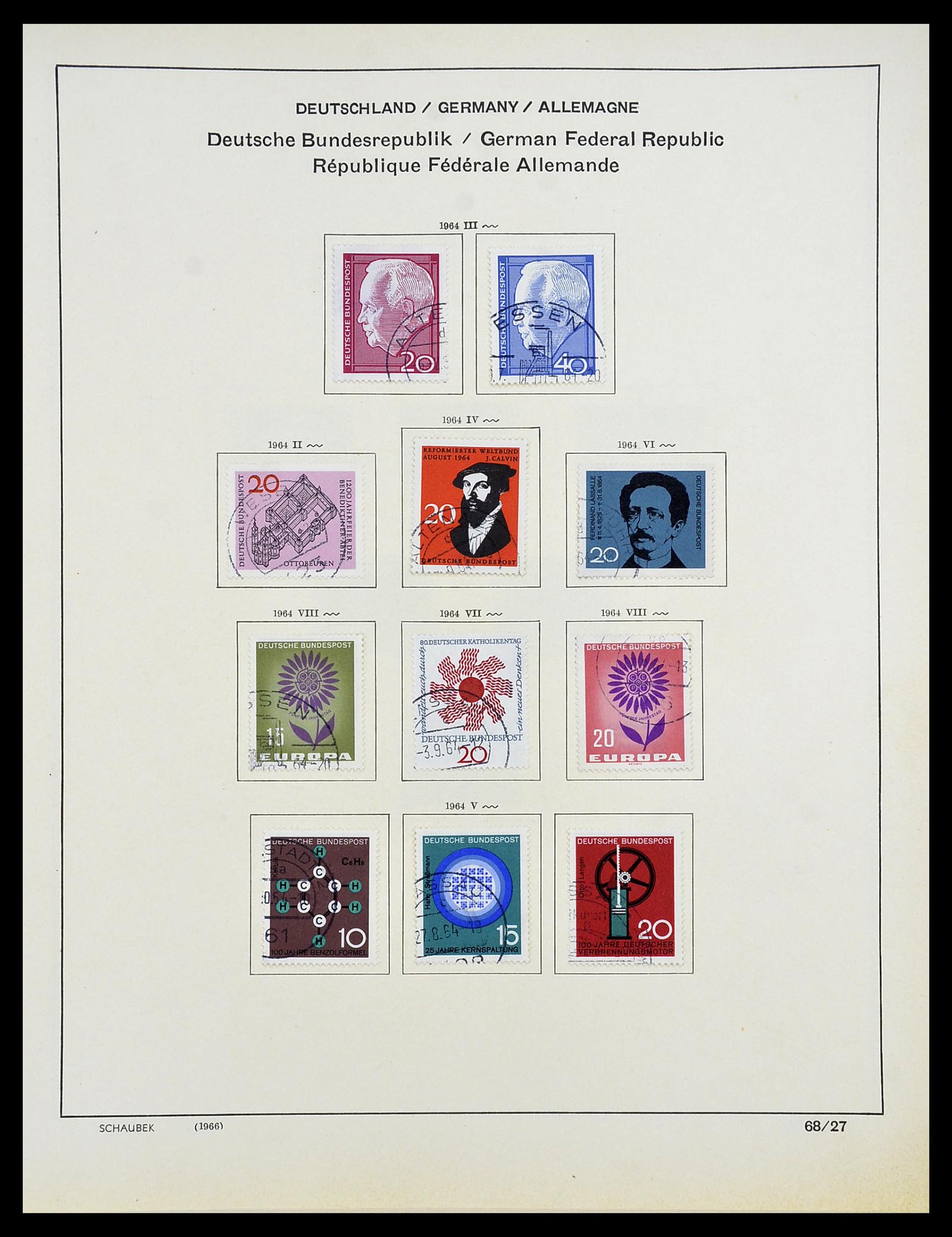 34194 035 - Postzegelverzameling 34194 Bundespost 1949-1982.