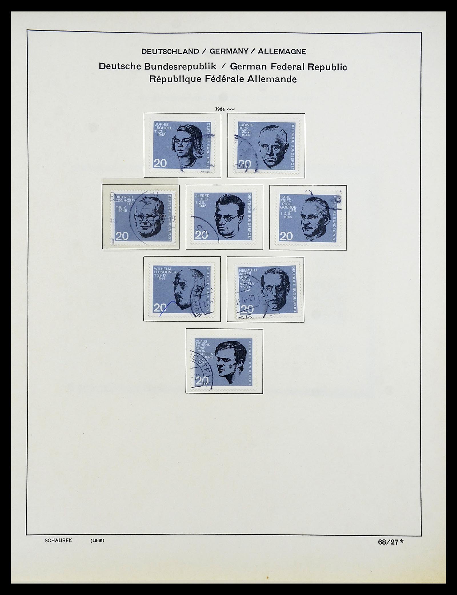 34194 036 - Postzegelverzameling 34194 Bundespost 1949-1982.