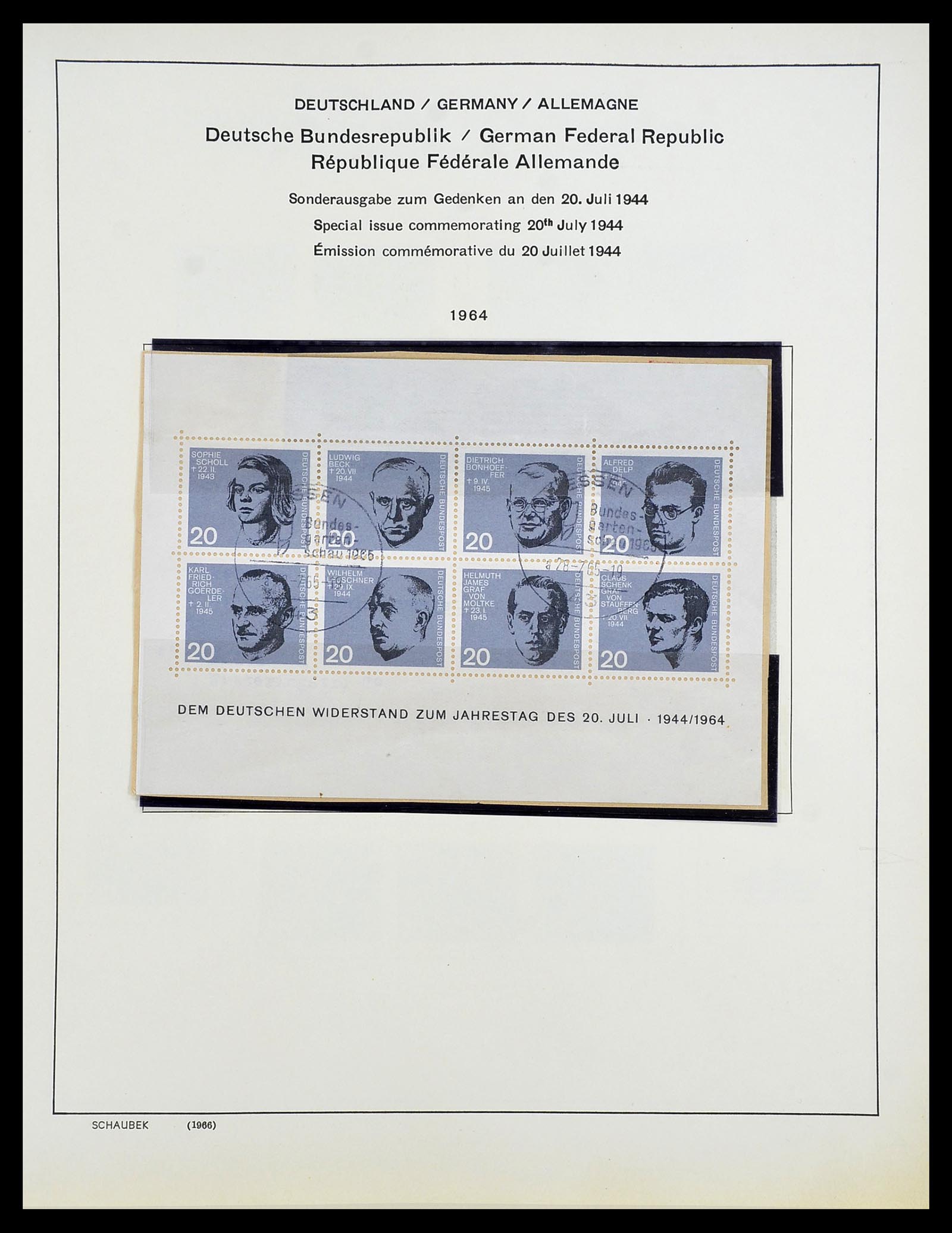 34194 037 - Postzegelverzameling 34194 Bundespost 1949-1982.