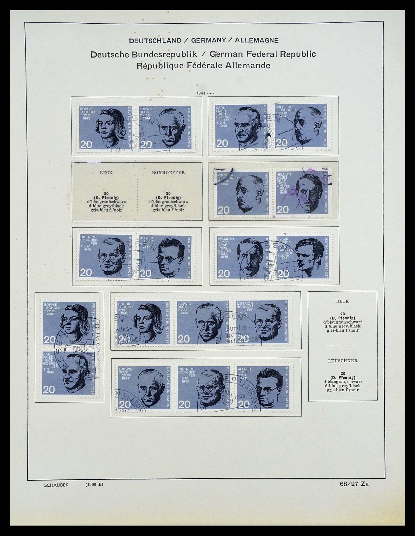 34194 038 - Postzegelverzameling 34194 Bundespost 1949-1982.