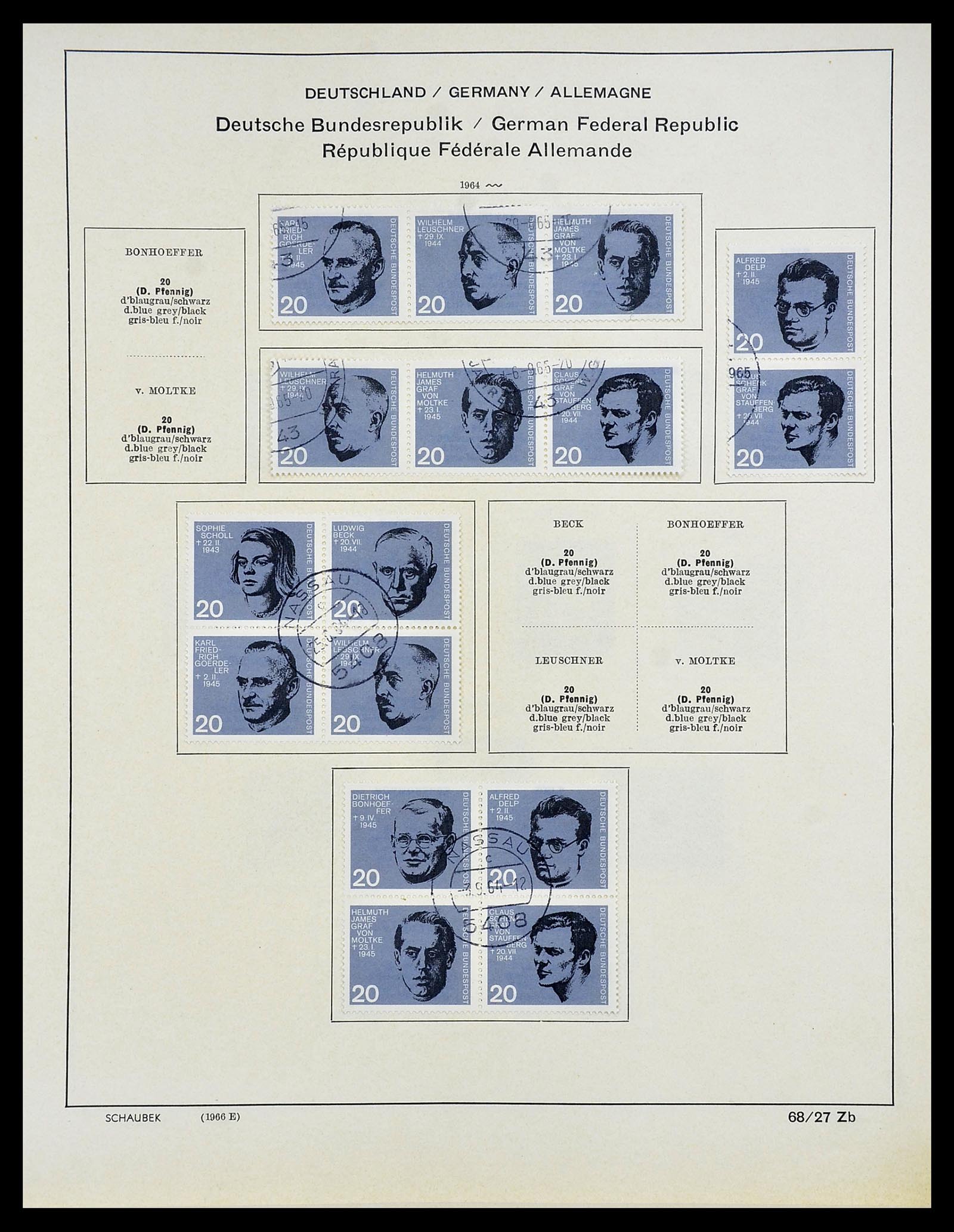 34194 039 - Postzegelverzameling 34194 Bundespost 1949-1982.