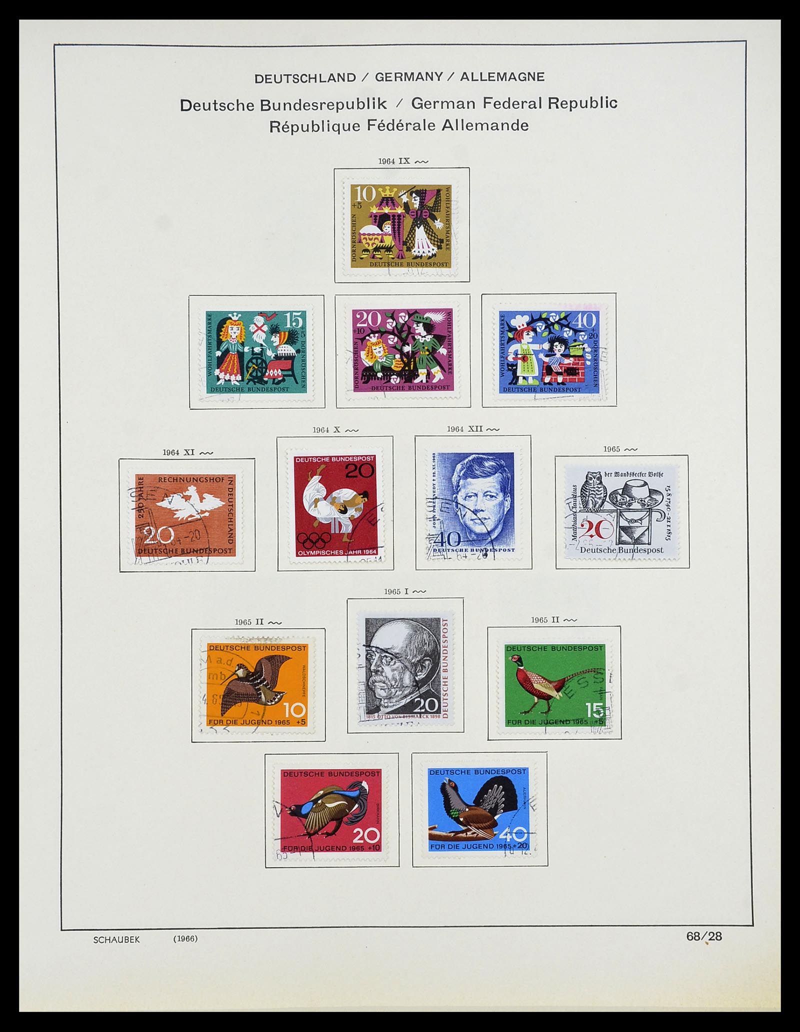 34194 040 - Postzegelverzameling 34194 Bundespost 1949-1982.