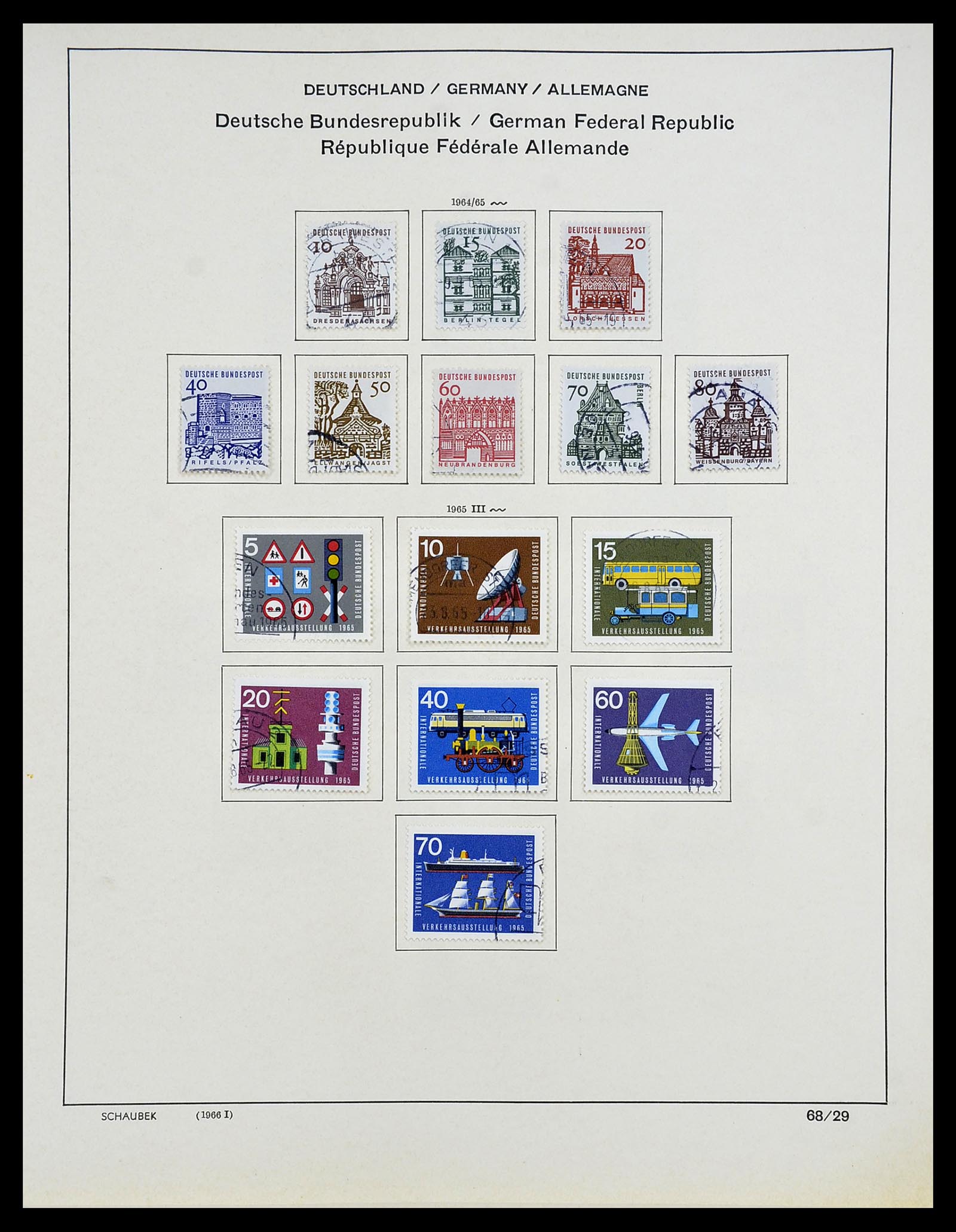 34194 041 - Stamp collection 34194 Bundespost 1949-1982.