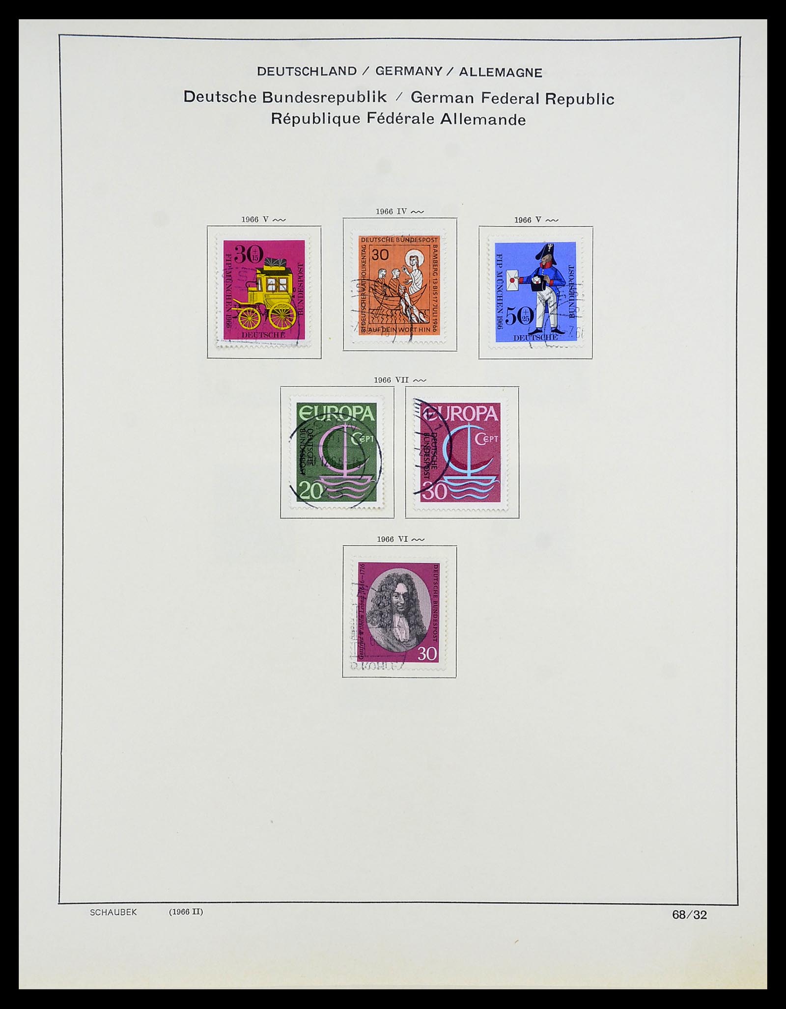 34194 044 - Postzegelverzameling 34194 Bundespost 1949-1982.