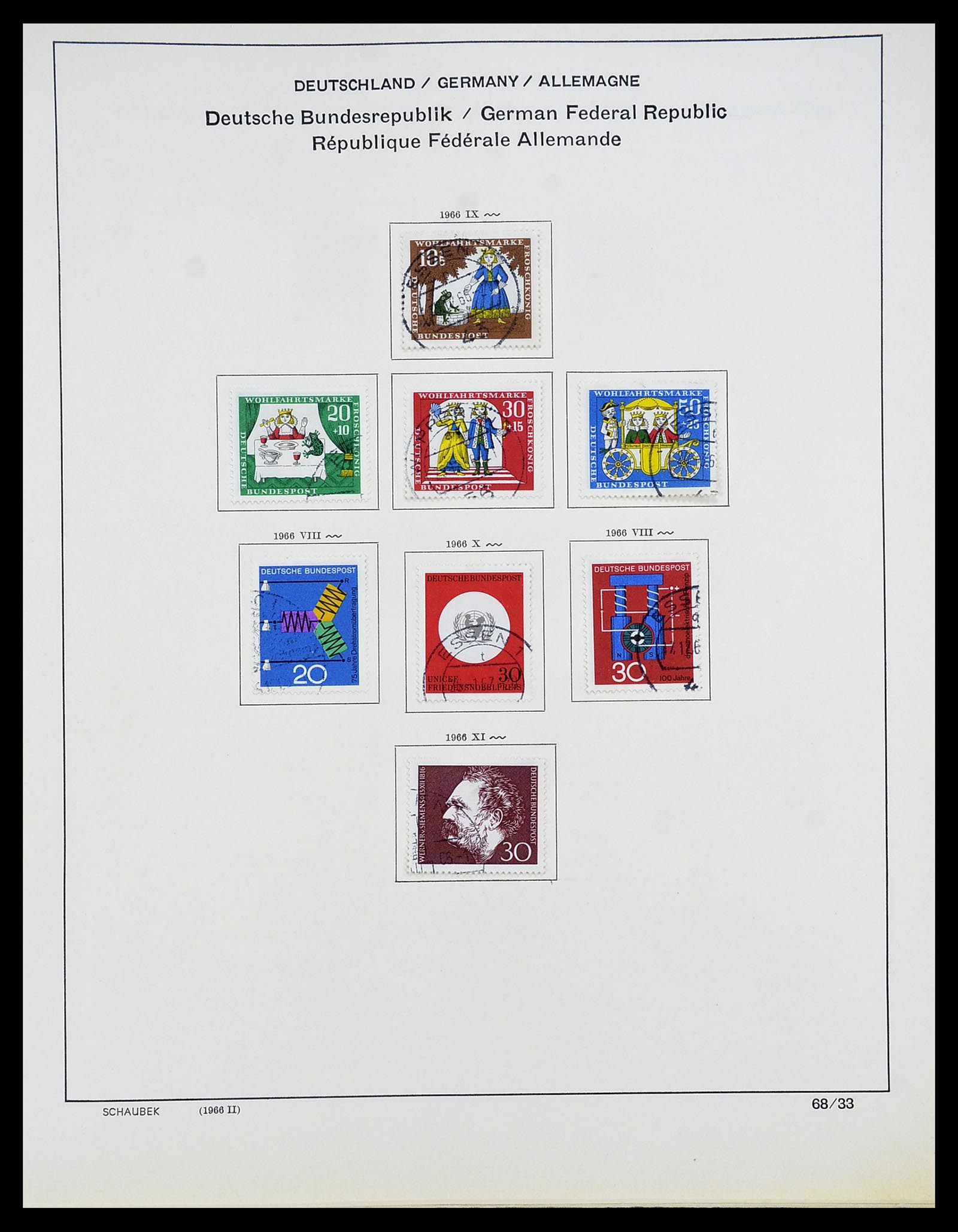 34194 045 - Postzegelverzameling 34194 Bundespost 1949-1982.