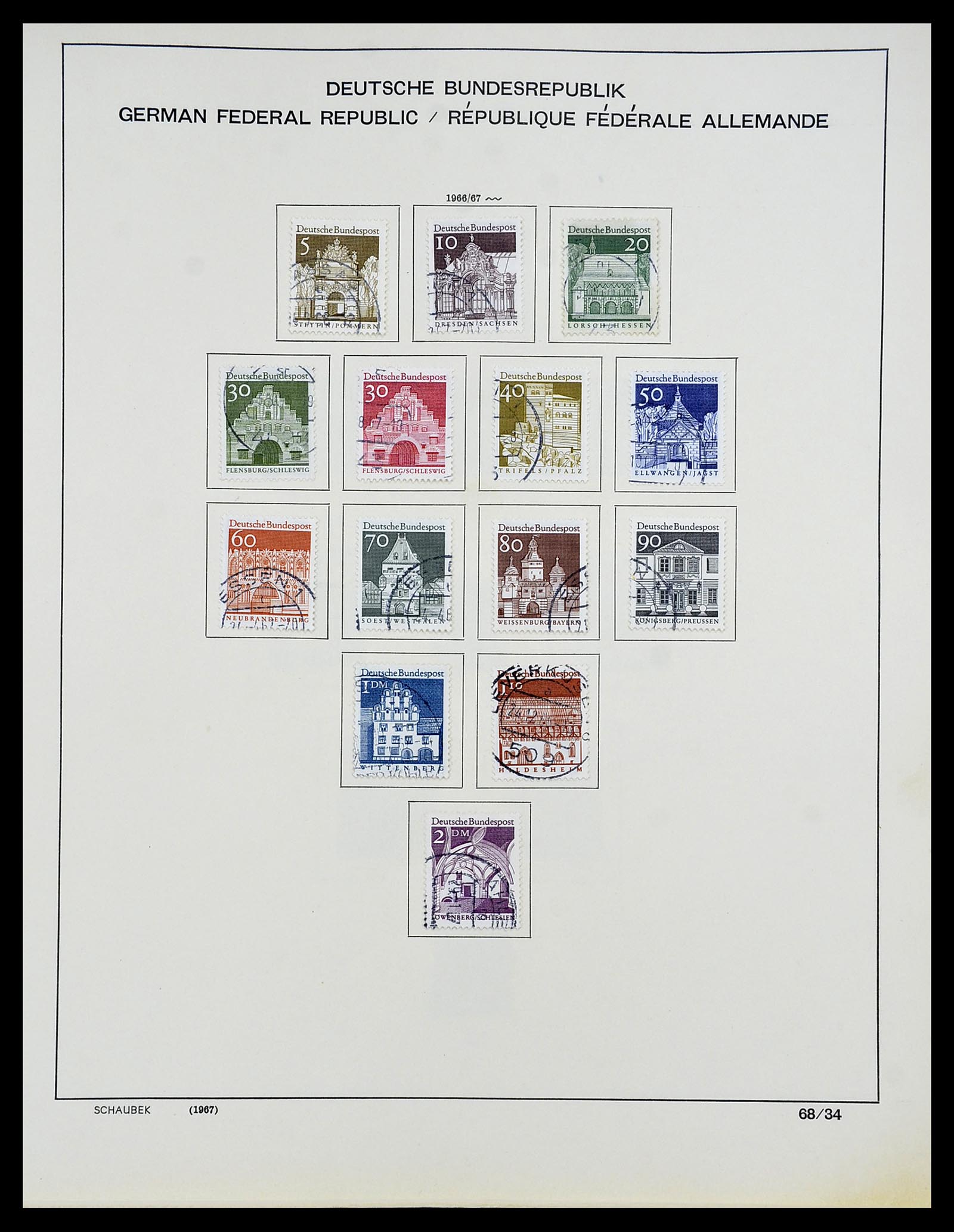 34194 046 - Postzegelverzameling 34194 Bundespost 1949-1982.