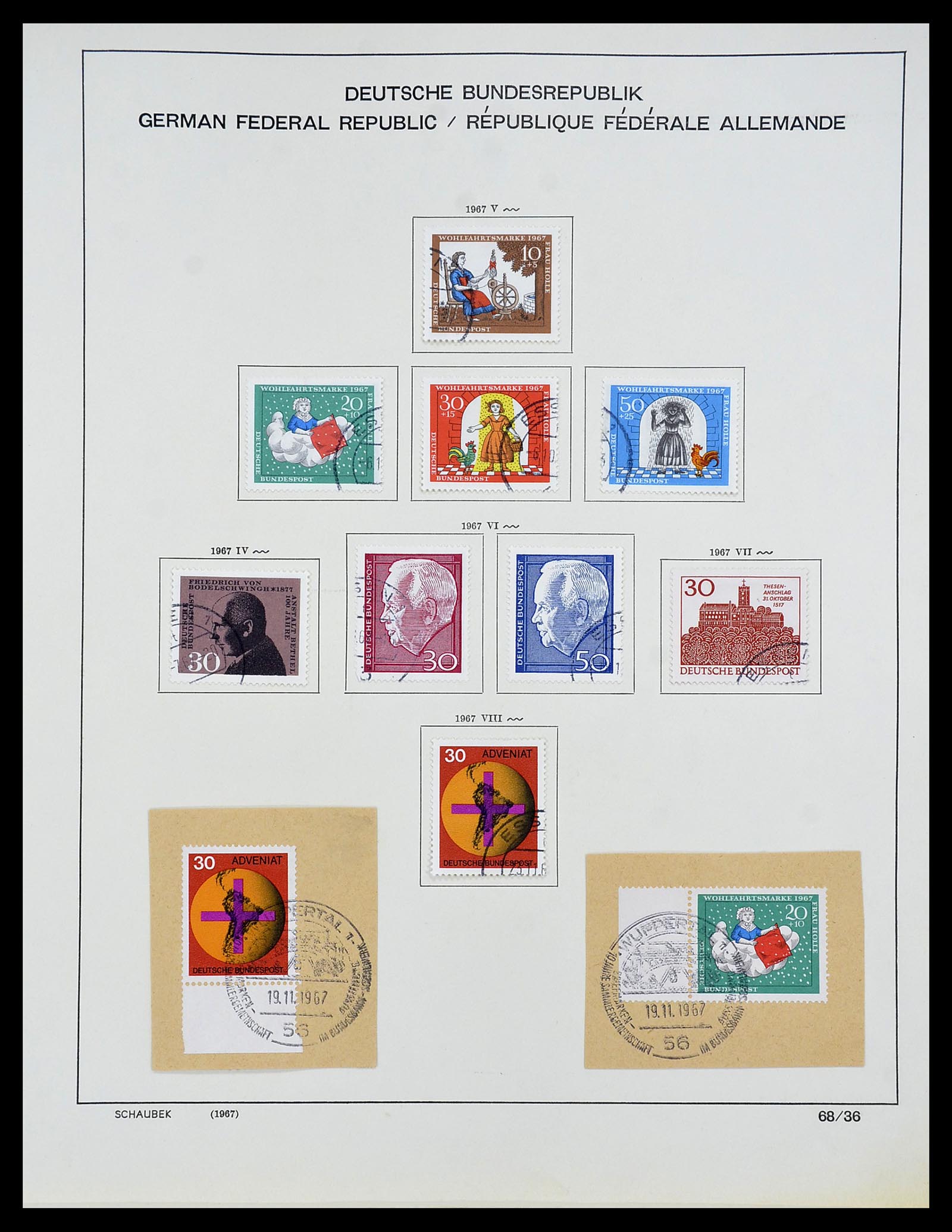 34194 048 - Postzegelverzameling 34194 Bundespost 1949-1982.