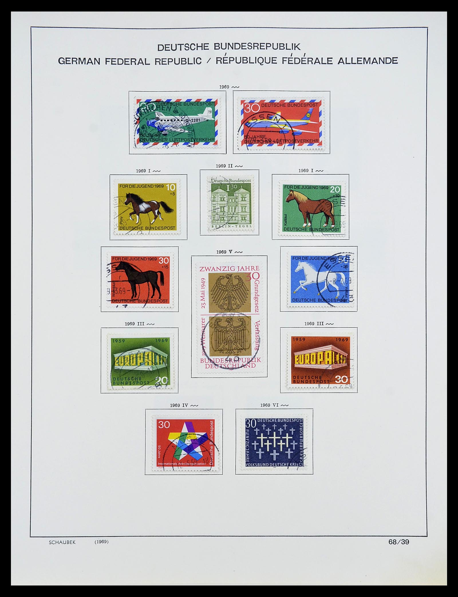34194 052 - Postzegelverzameling 34194 Bundespost 1949-1982.