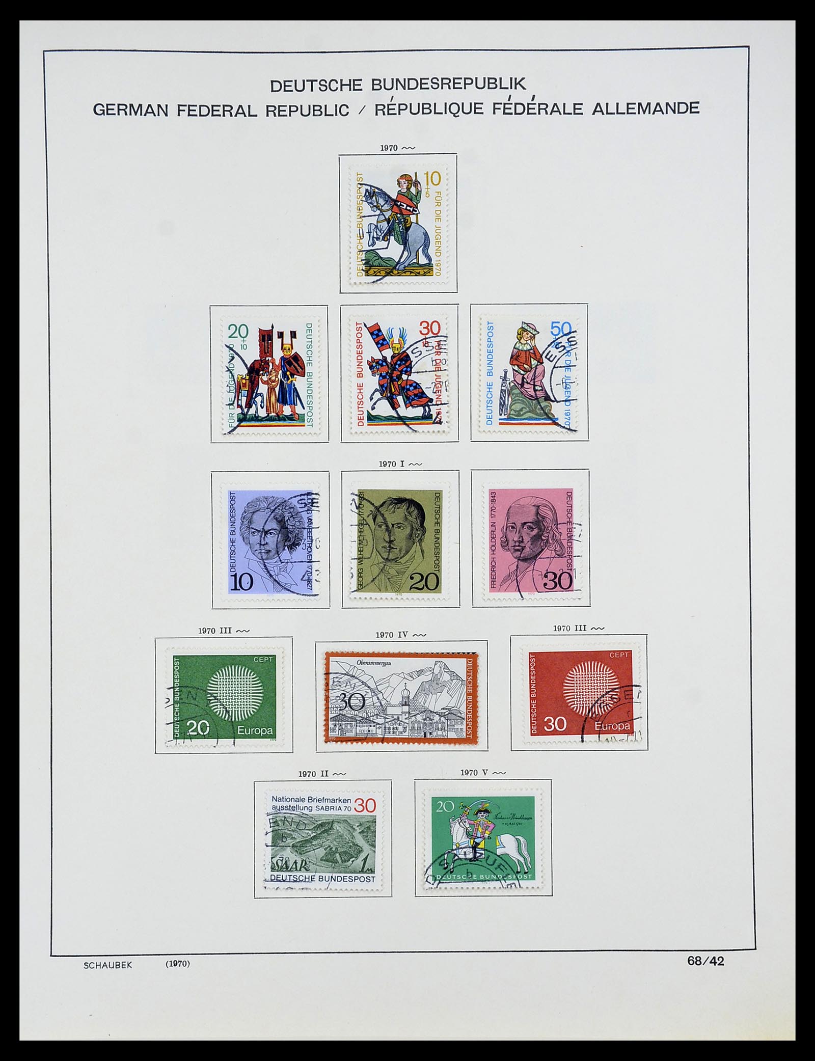 34194 057 - Postzegelverzameling 34194 Bundespost 1949-1982.