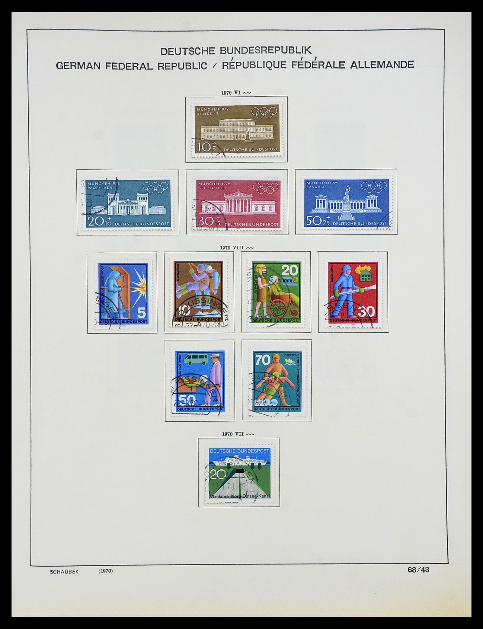 34194 058 - Stamp collection 34194 Bundespost 1949-1982.