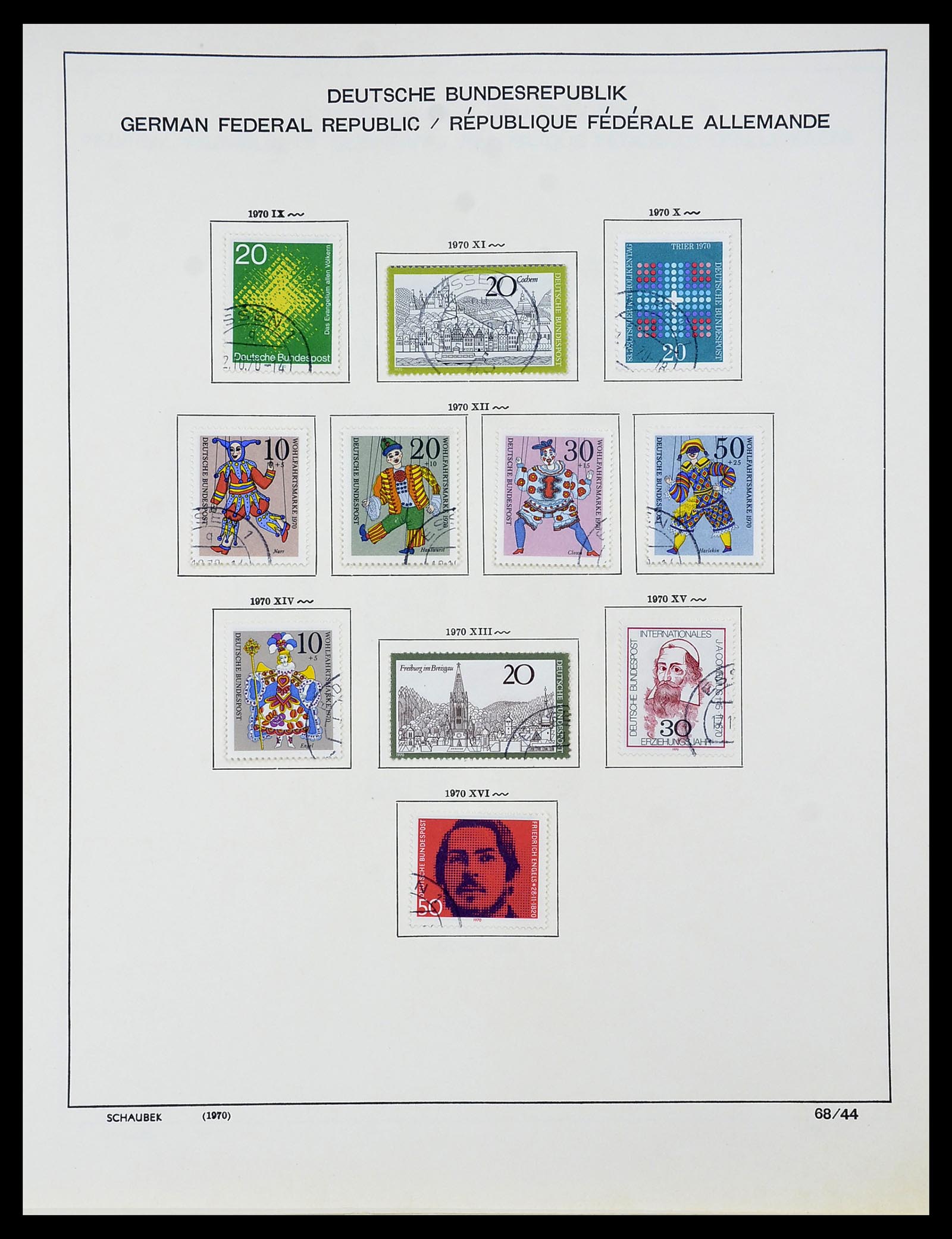 34194 059 - Postzegelverzameling 34194 Bundespost 1949-1982.