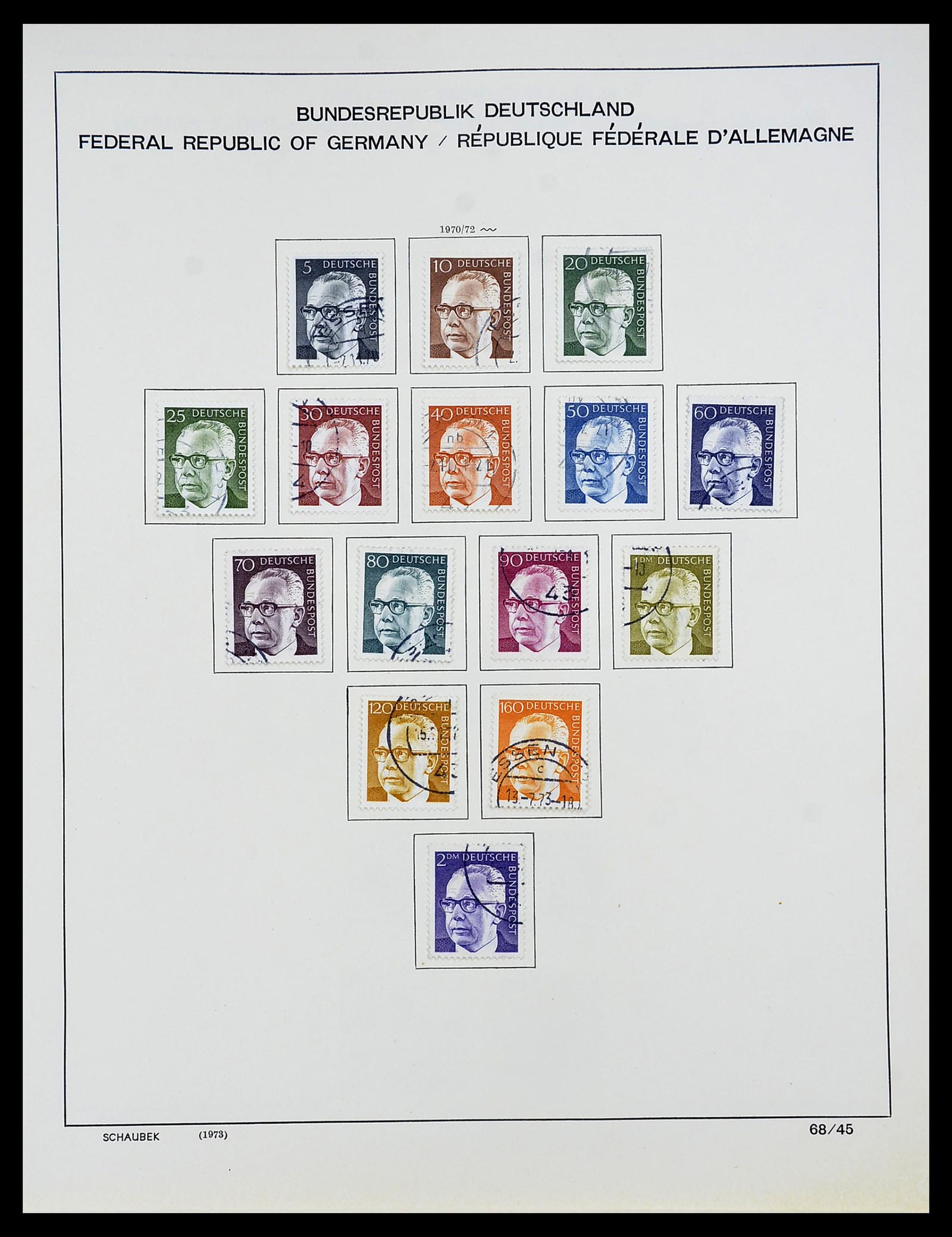 34194 060 - Postzegelverzameling 34194 Bundespost 1949-1982.