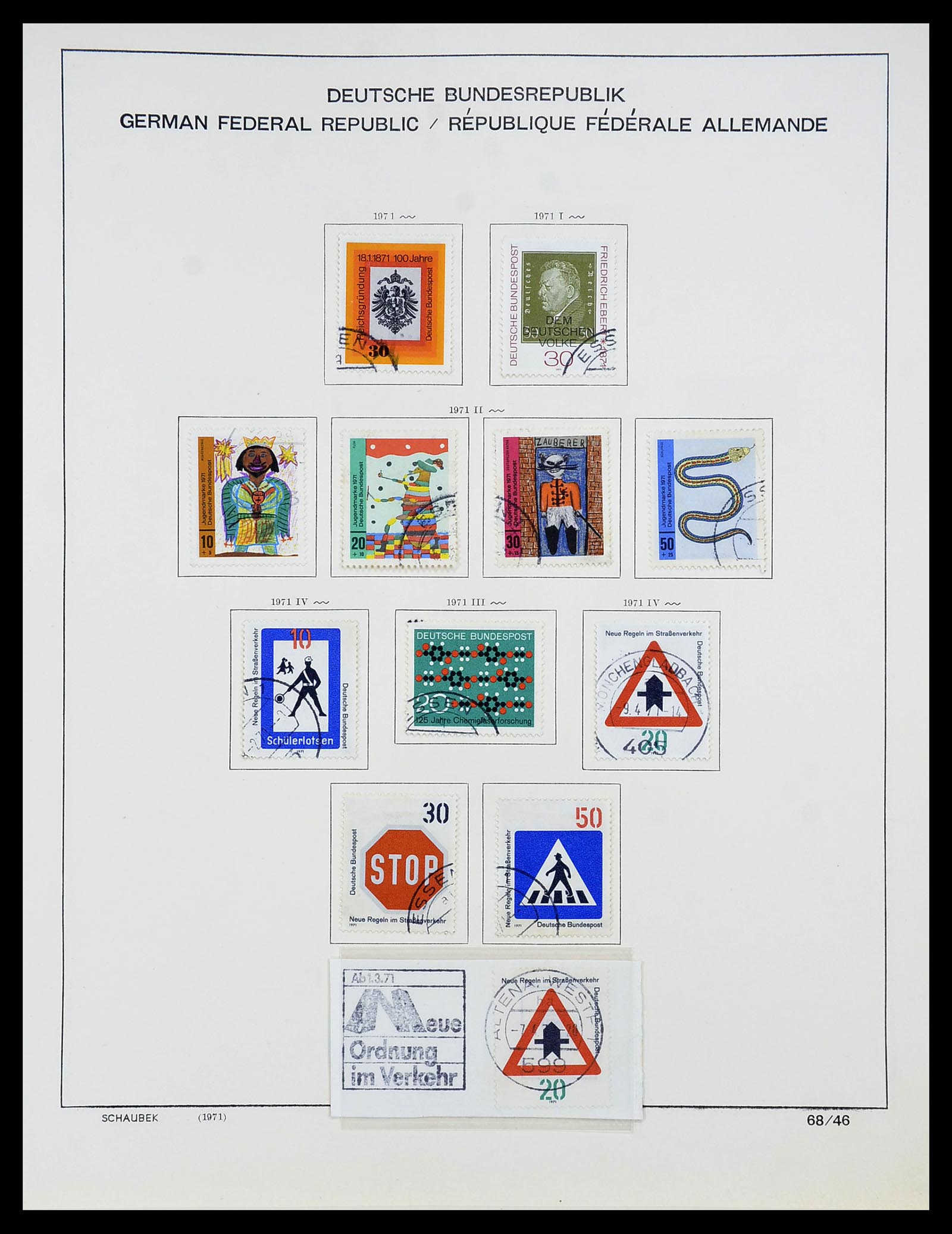 34194 061 - Postzegelverzameling 34194 Bundespost 1949-1982.
