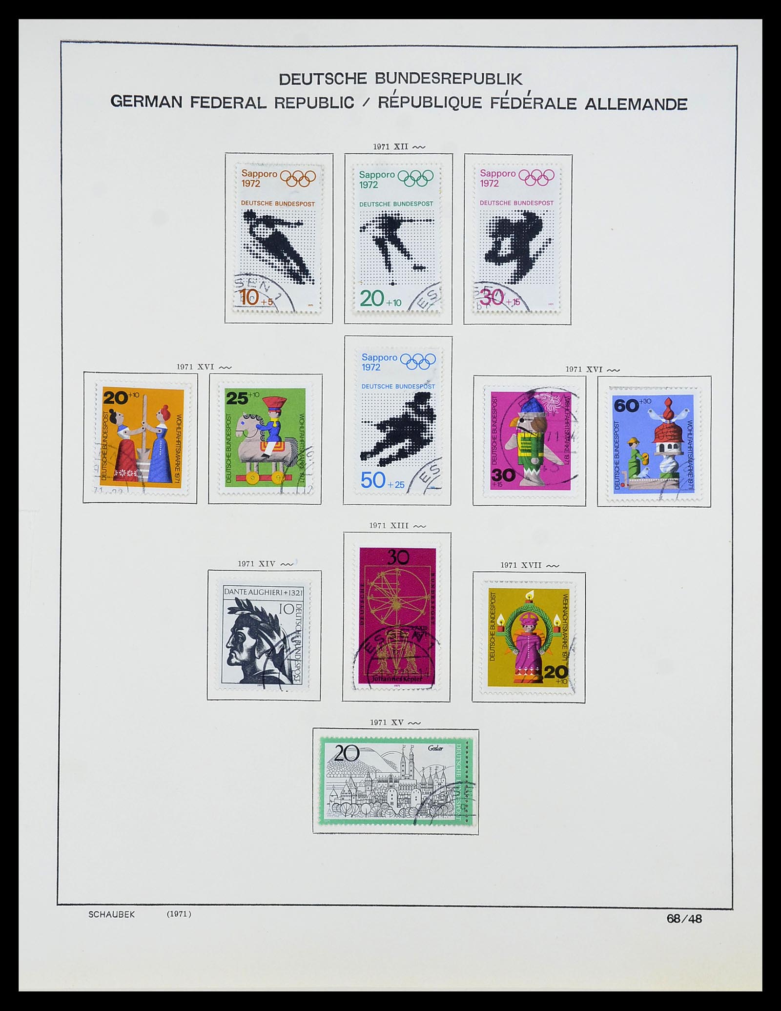 34194 063 - Postzegelverzameling 34194 Bundespost 1949-1982.