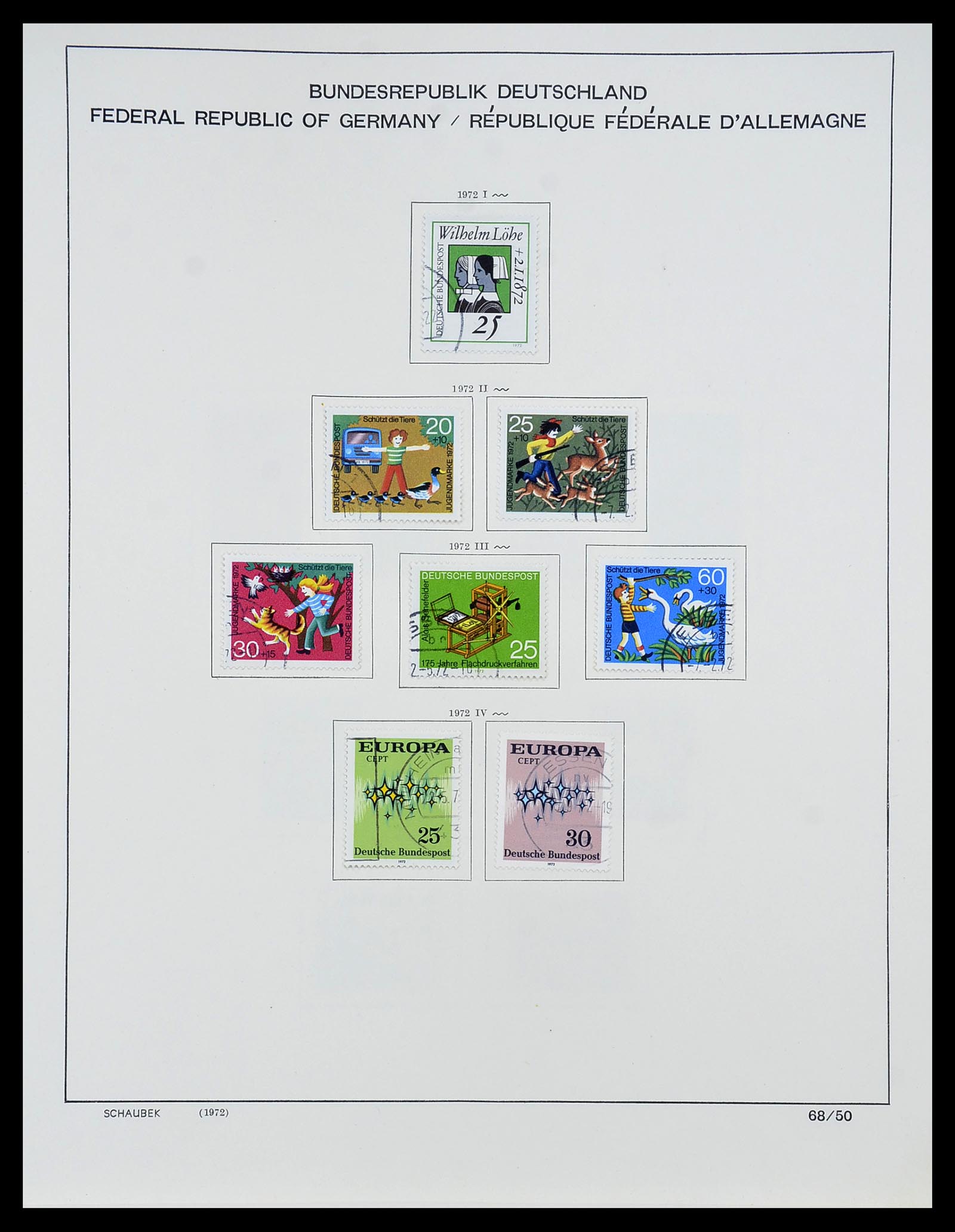 34194 065 - Postzegelverzameling 34194 Bundespost 1949-1982.