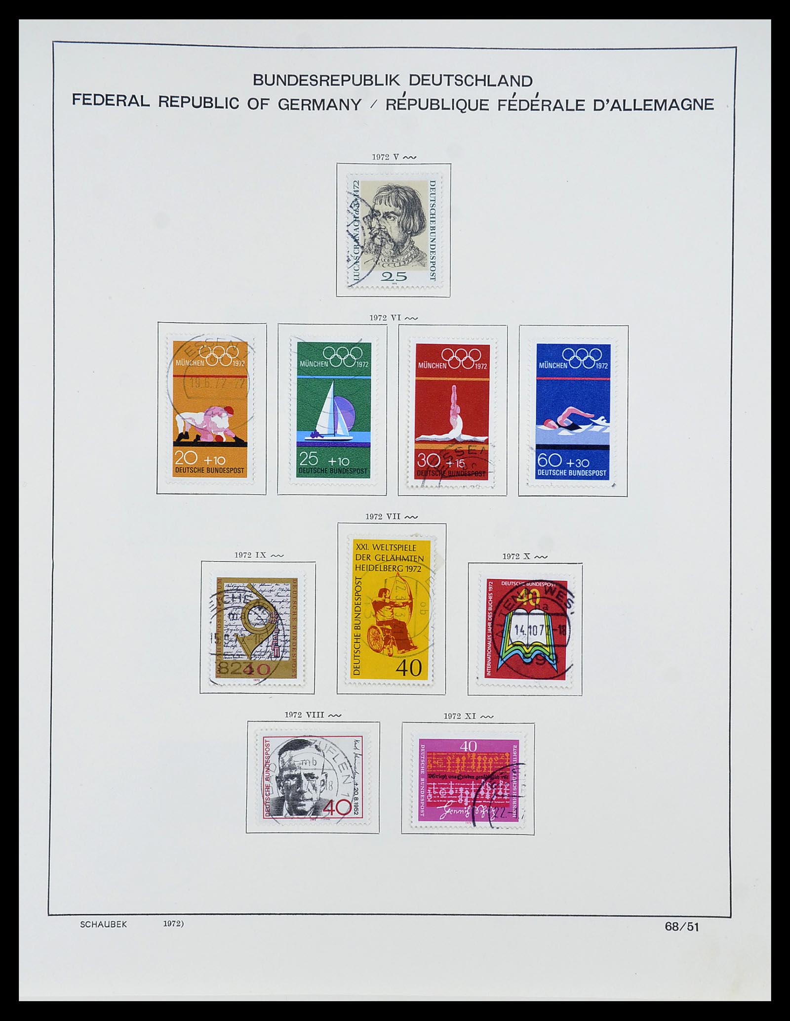 34194 066 - Postzegelverzameling 34194 Bundespost 1949-1982.